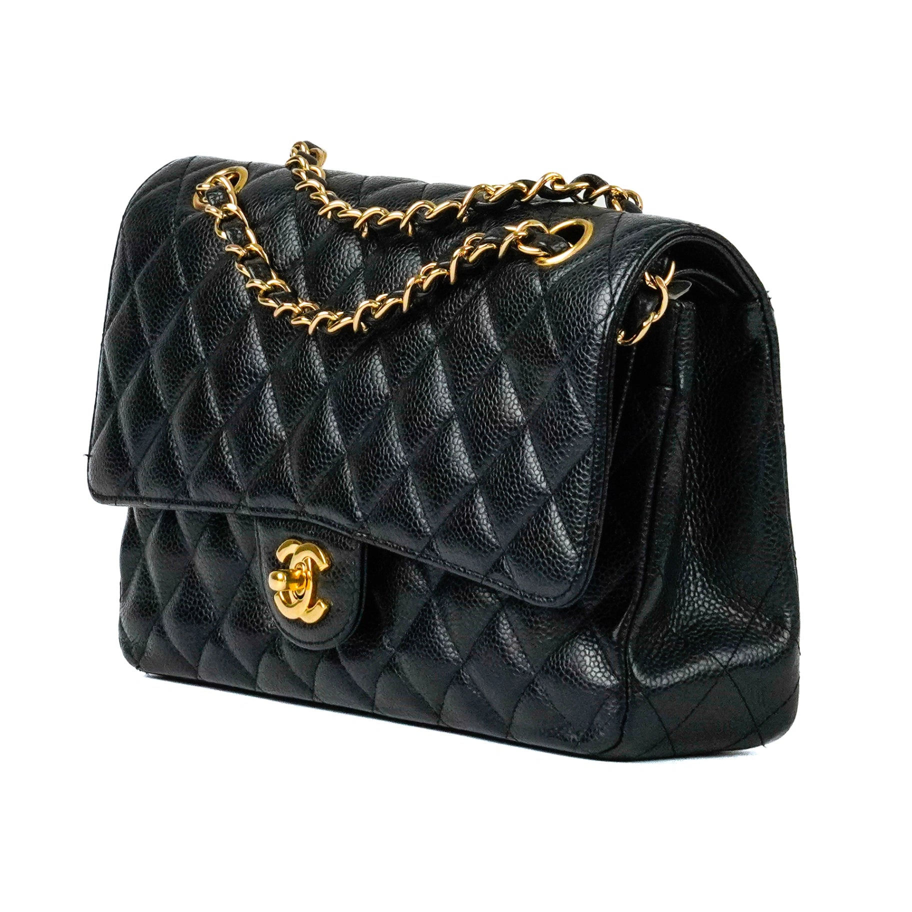 Chanel Timeless Classic in Black Caviar Leather GHW