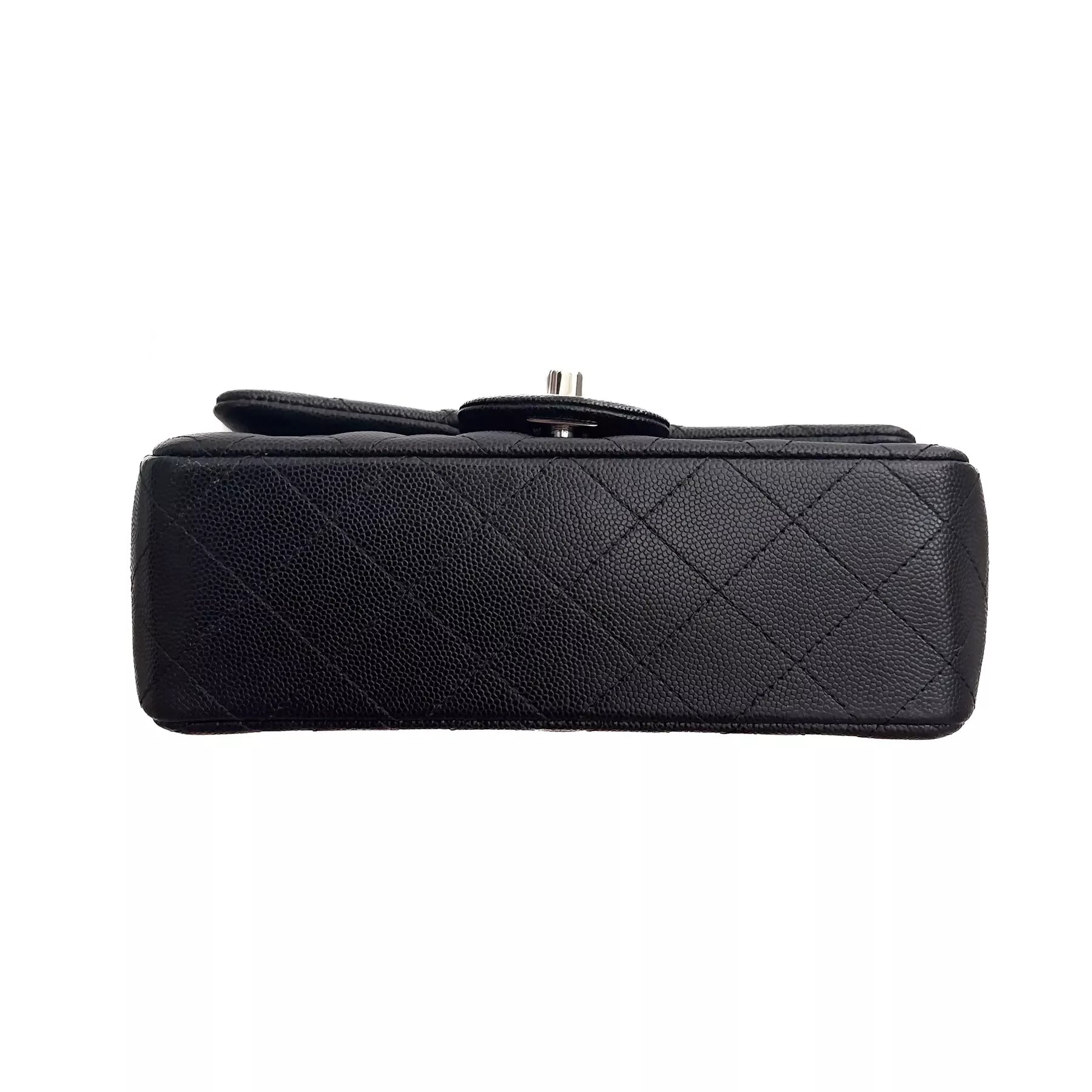 chanel-mini-rectangular-classic-flap-bag-black-caviar-shw-bottom