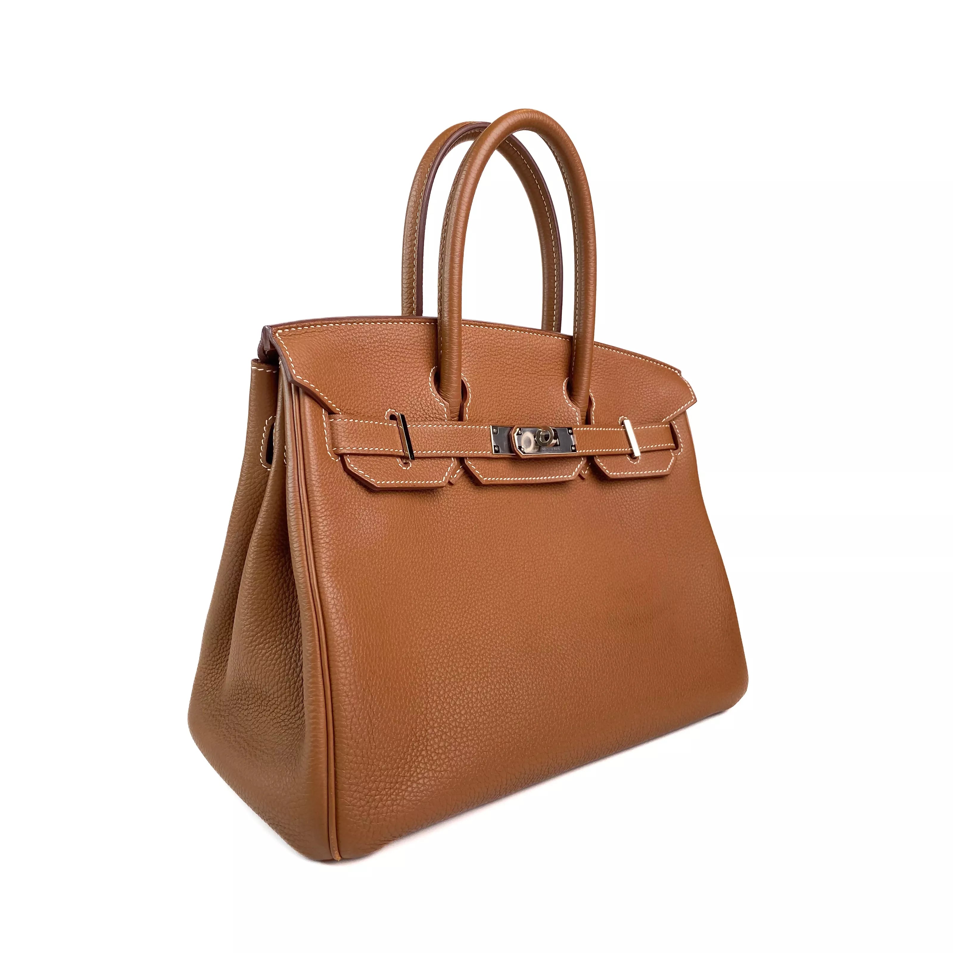 Hermes Birkin 30 in Gold Togo Leather PHW 2