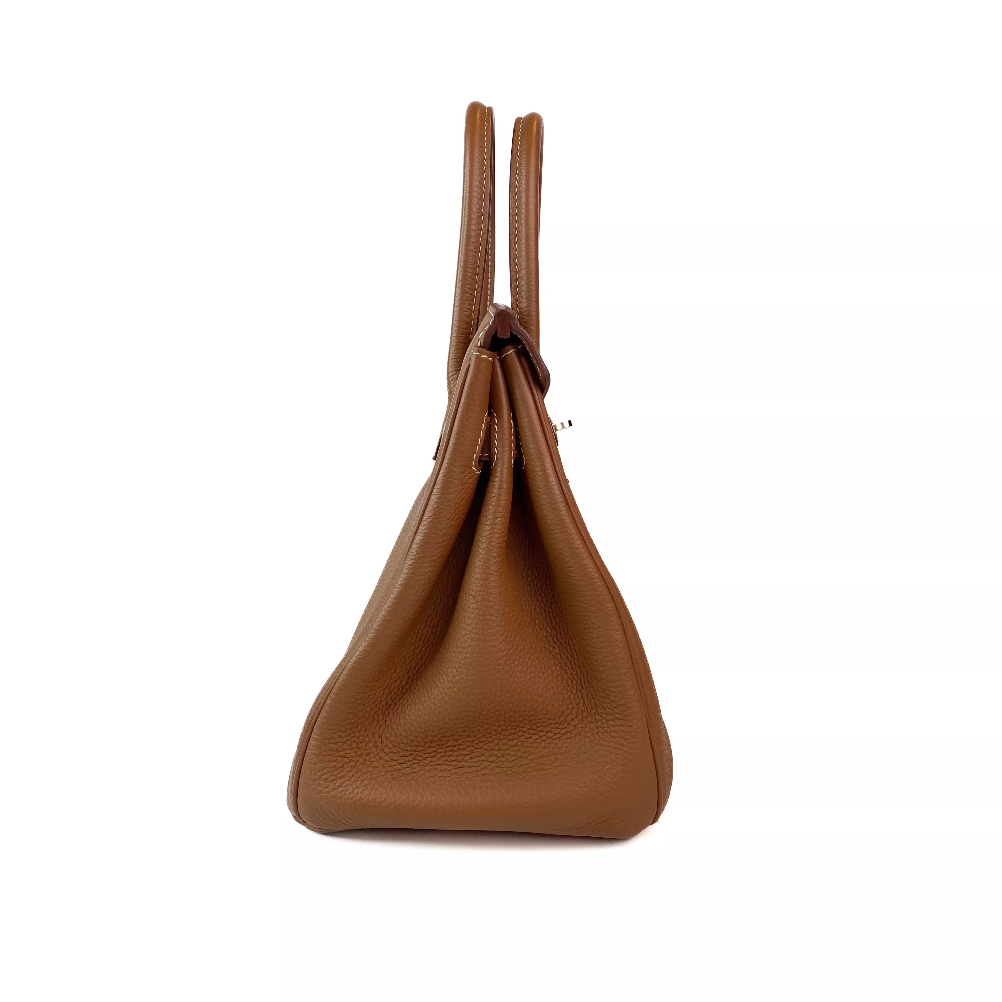 Hermes Birkin 30 in Gold Togo Leather PHW 7