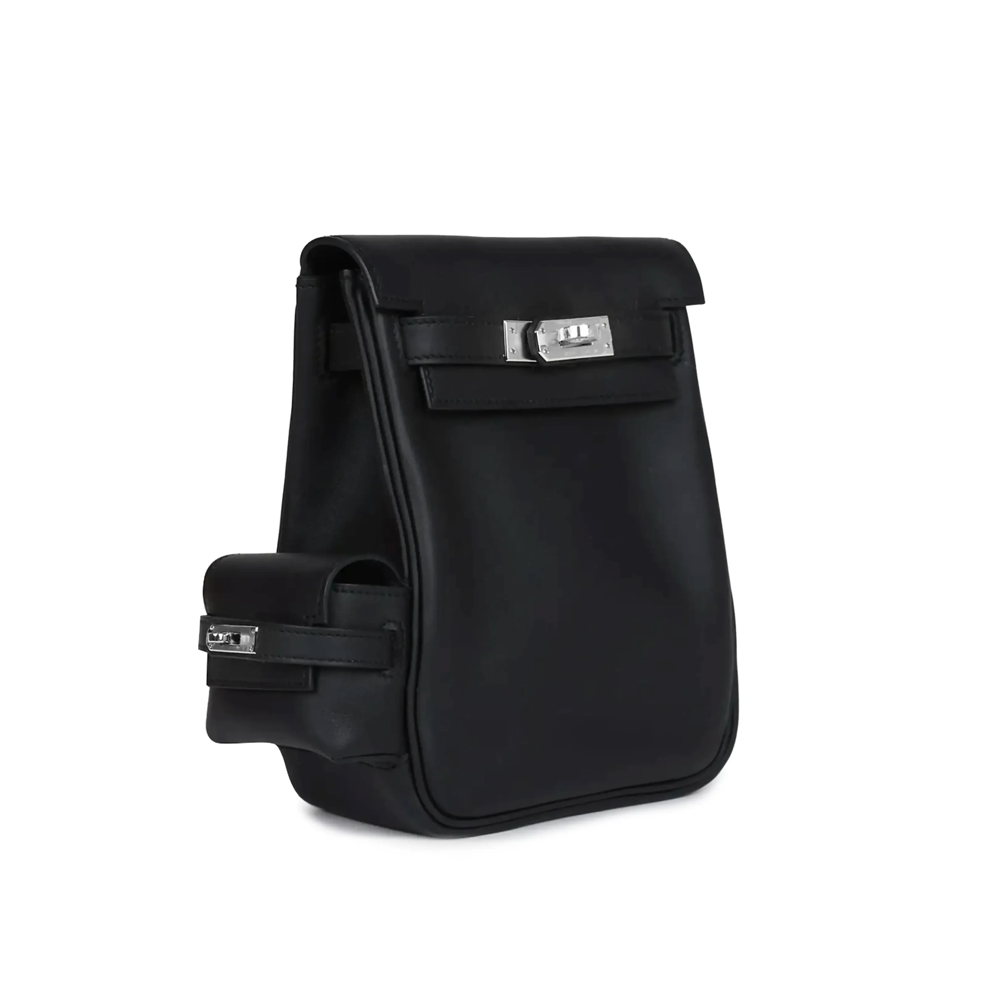 Hermès Mini Kelly Jump Backpack Black Swift PHW 2