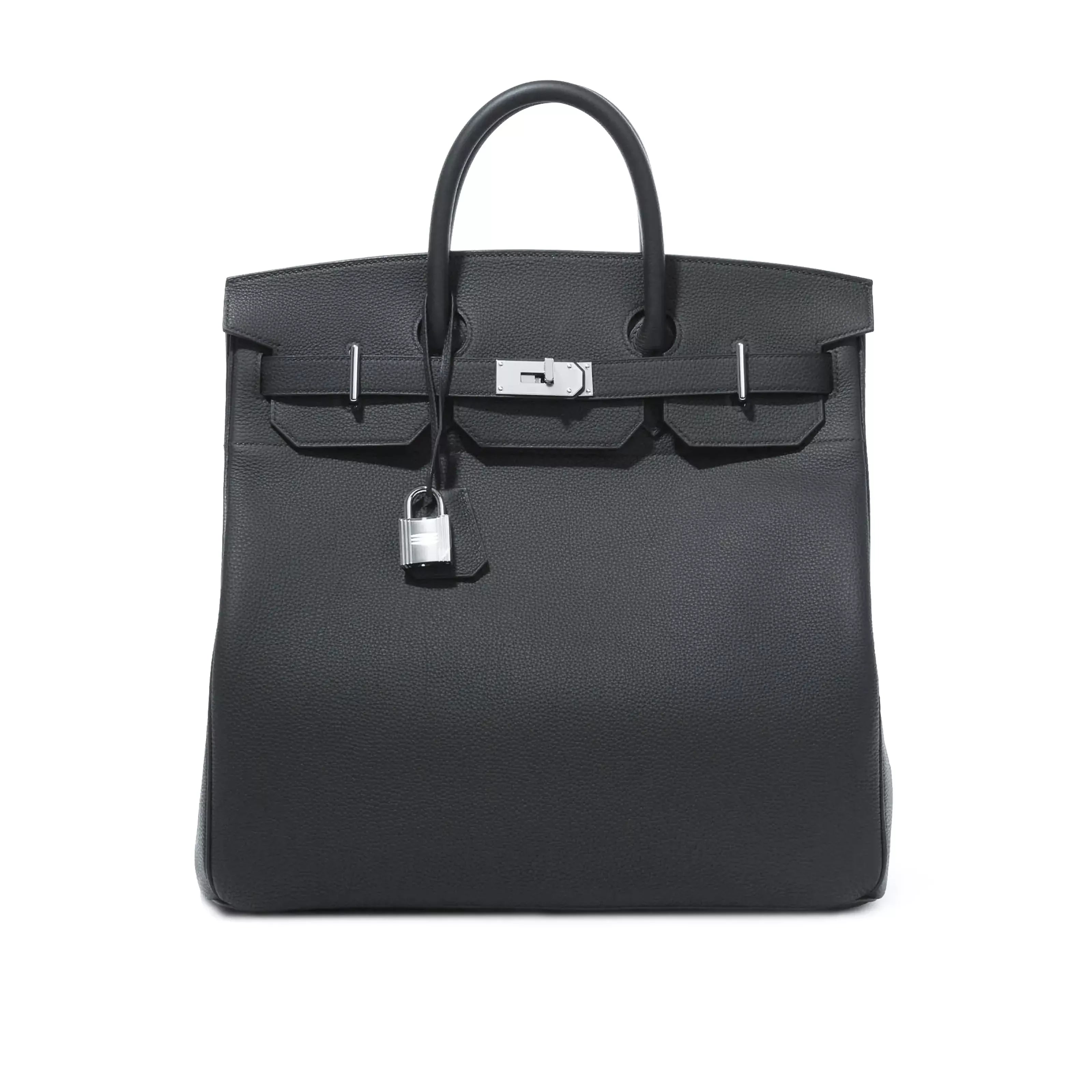 Hermès Haut à Courroies 40 HAC Travel Bag in Ardoise Togo Leather with Palladium Hardware 1