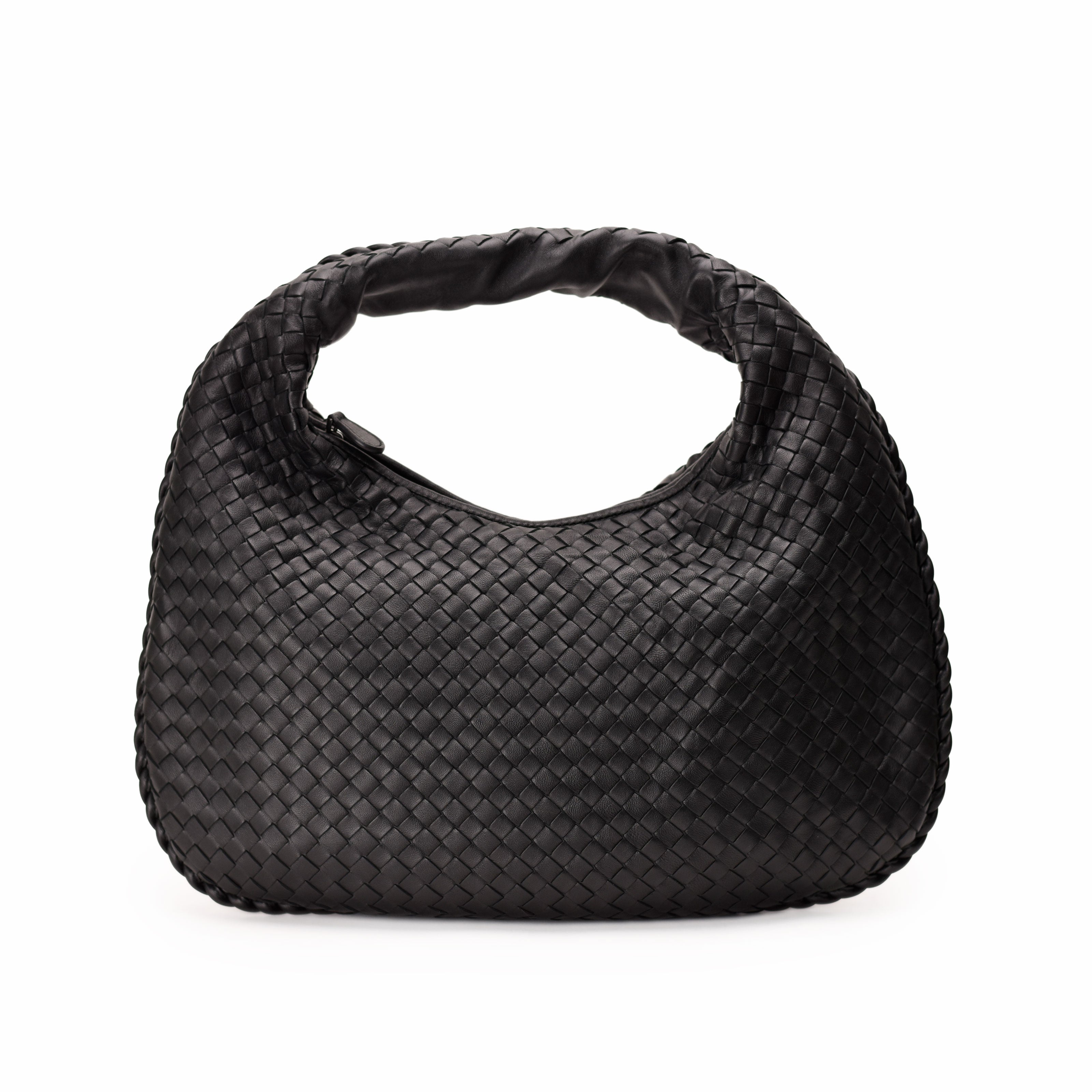 Bottega Veneta Medium Veneta Black Hobo Bag