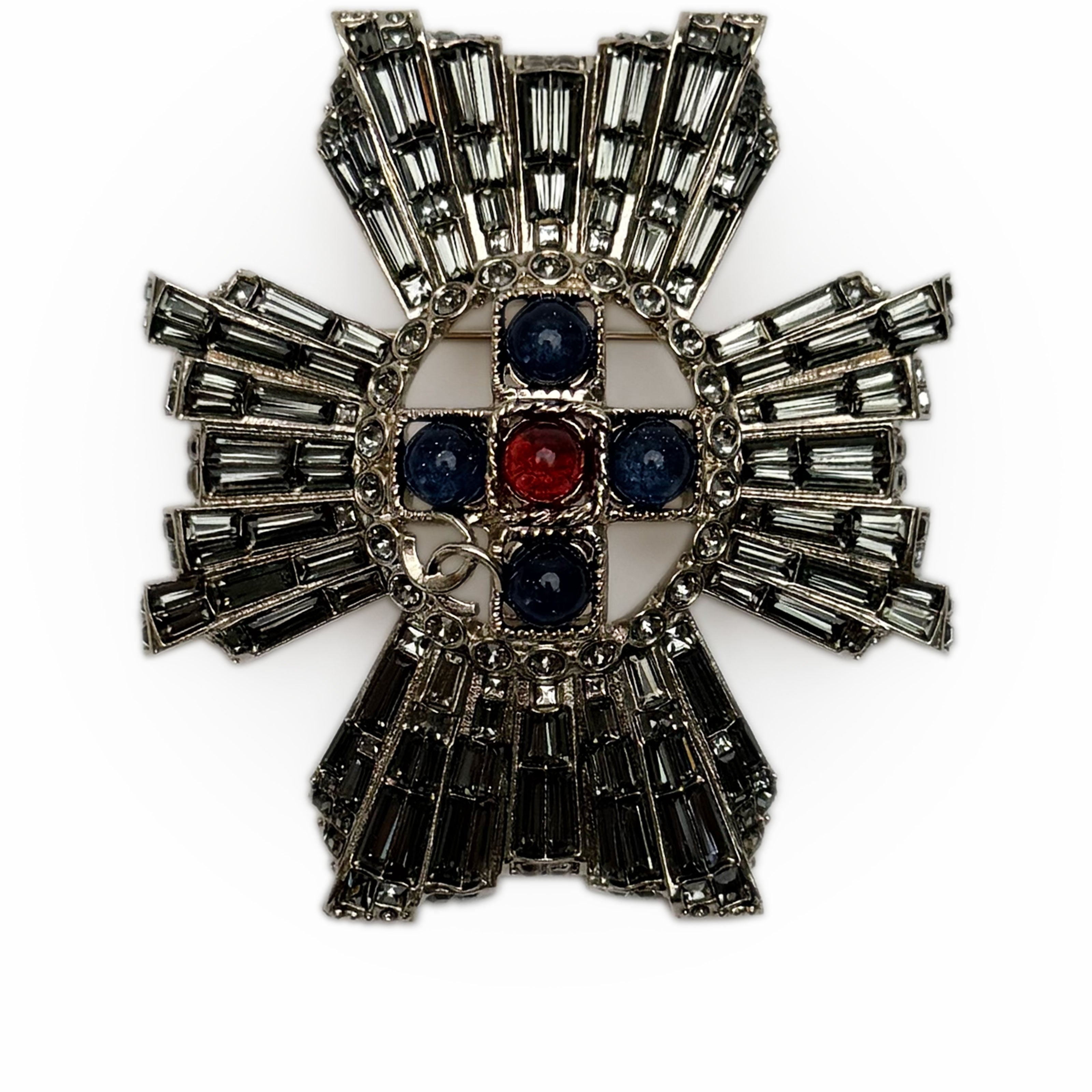 Chanel Maltese Cross Brooch