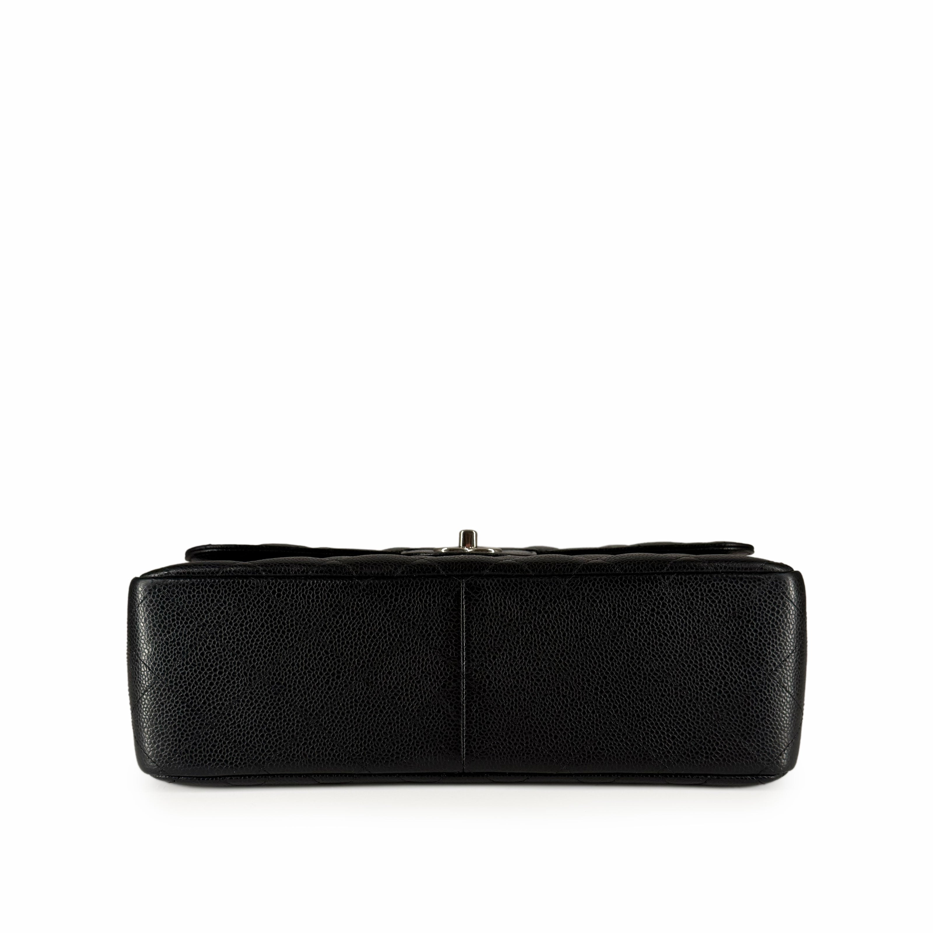 Chanel Timeless Jumbo Black Caviar SHW