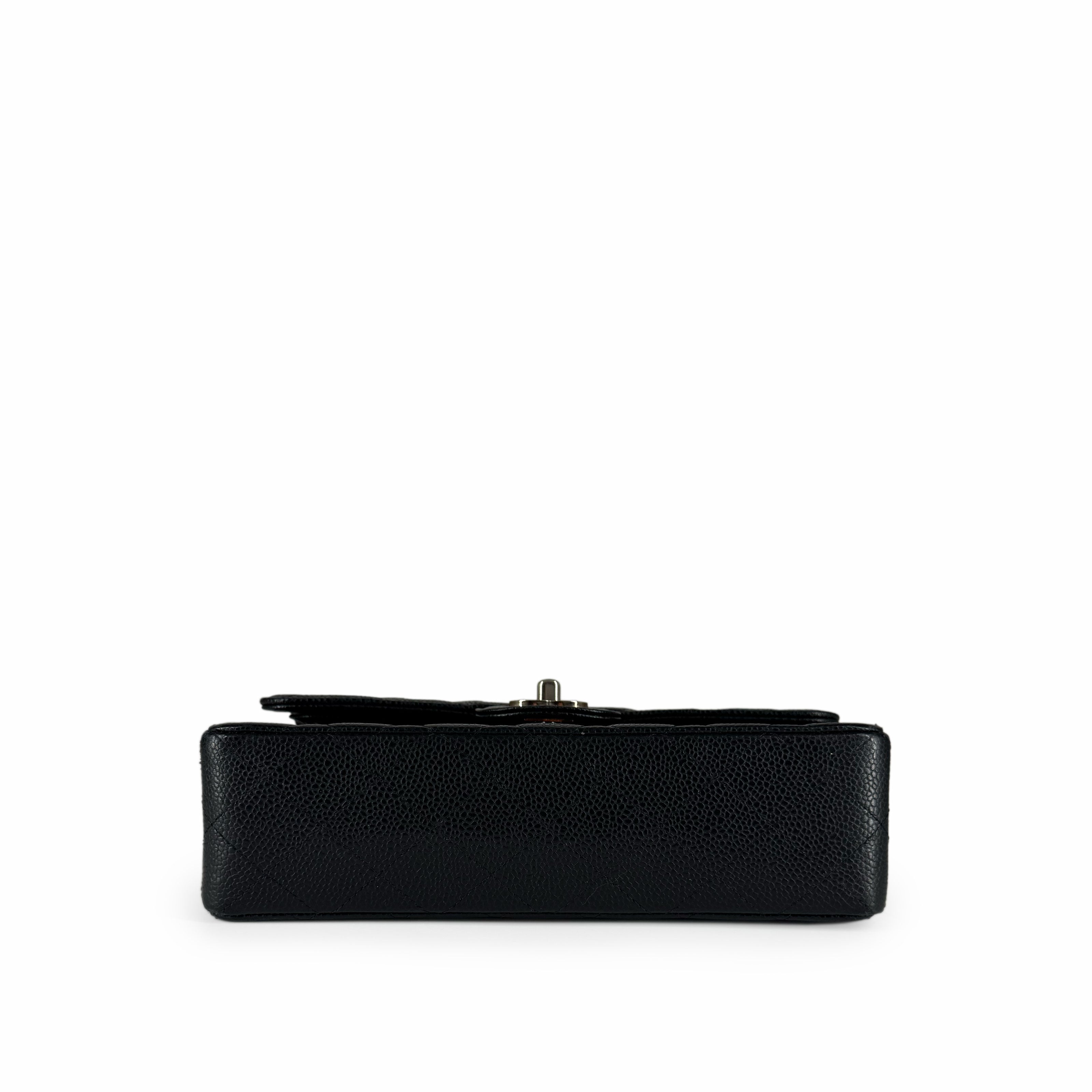 Chanel Timeless Small Black Caviar SHW