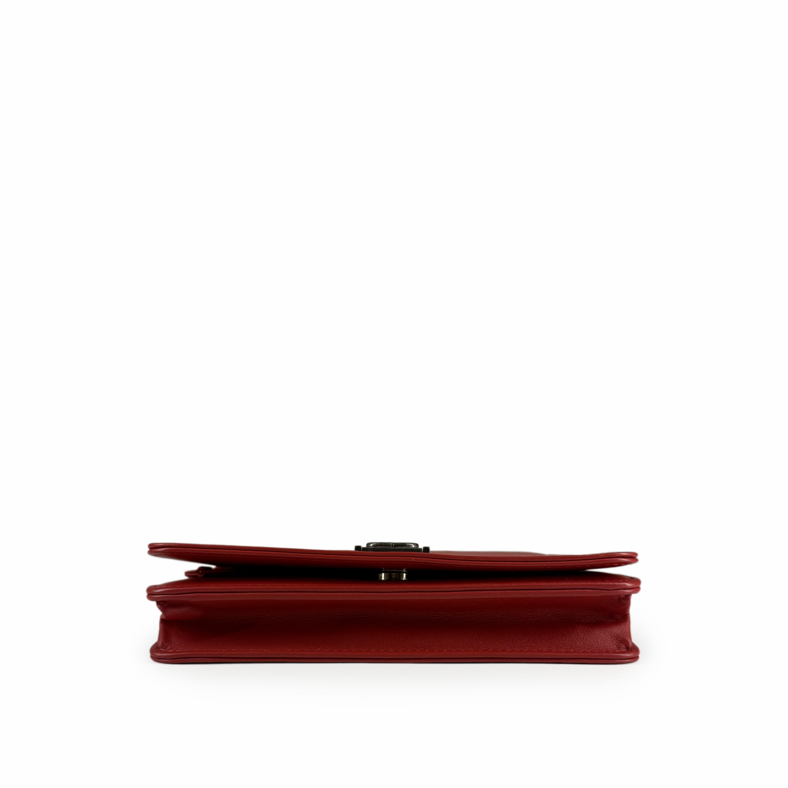 Chanel WOC Red Chevron RHW
