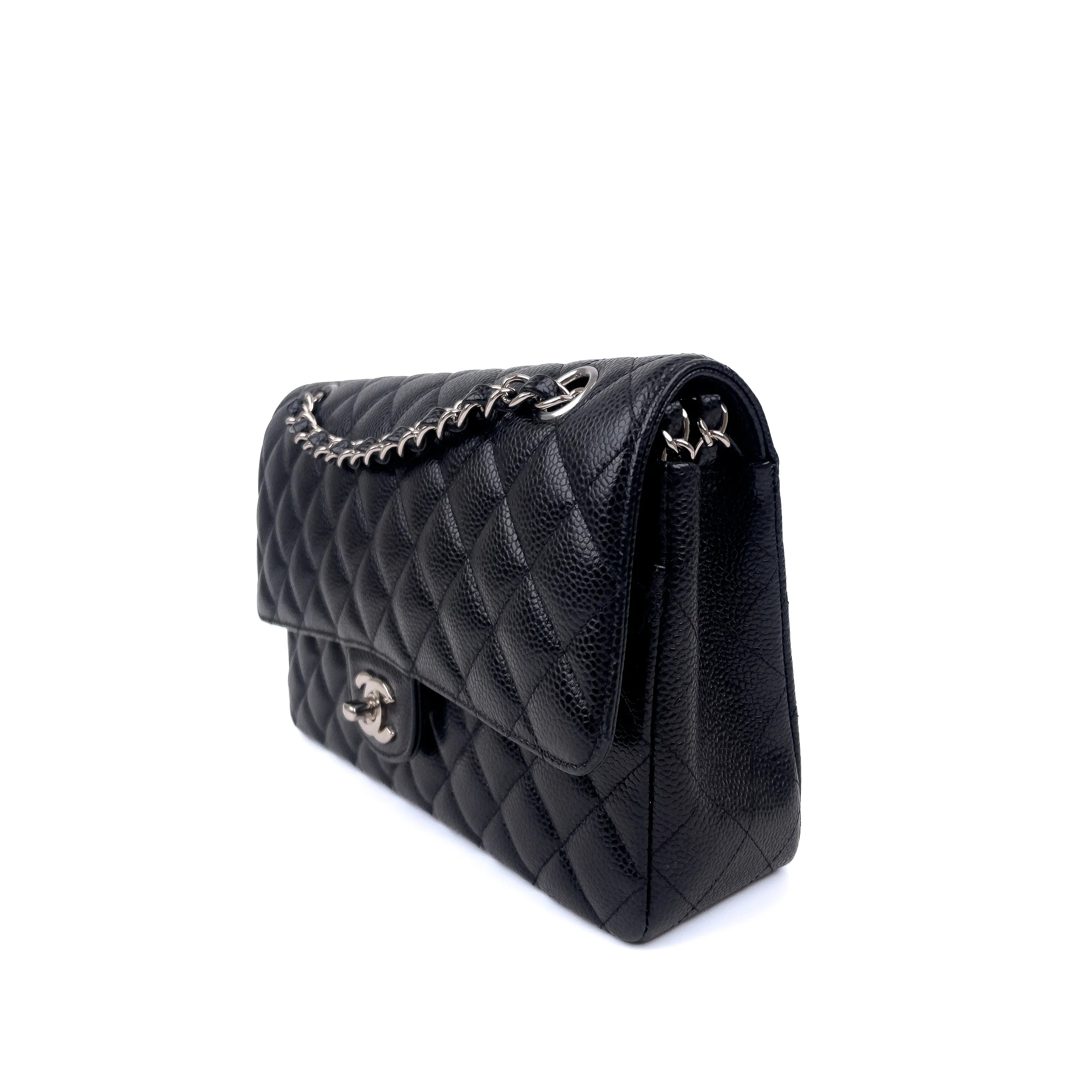 Chanel Timeless Classic in Black Caviar Leather SHW