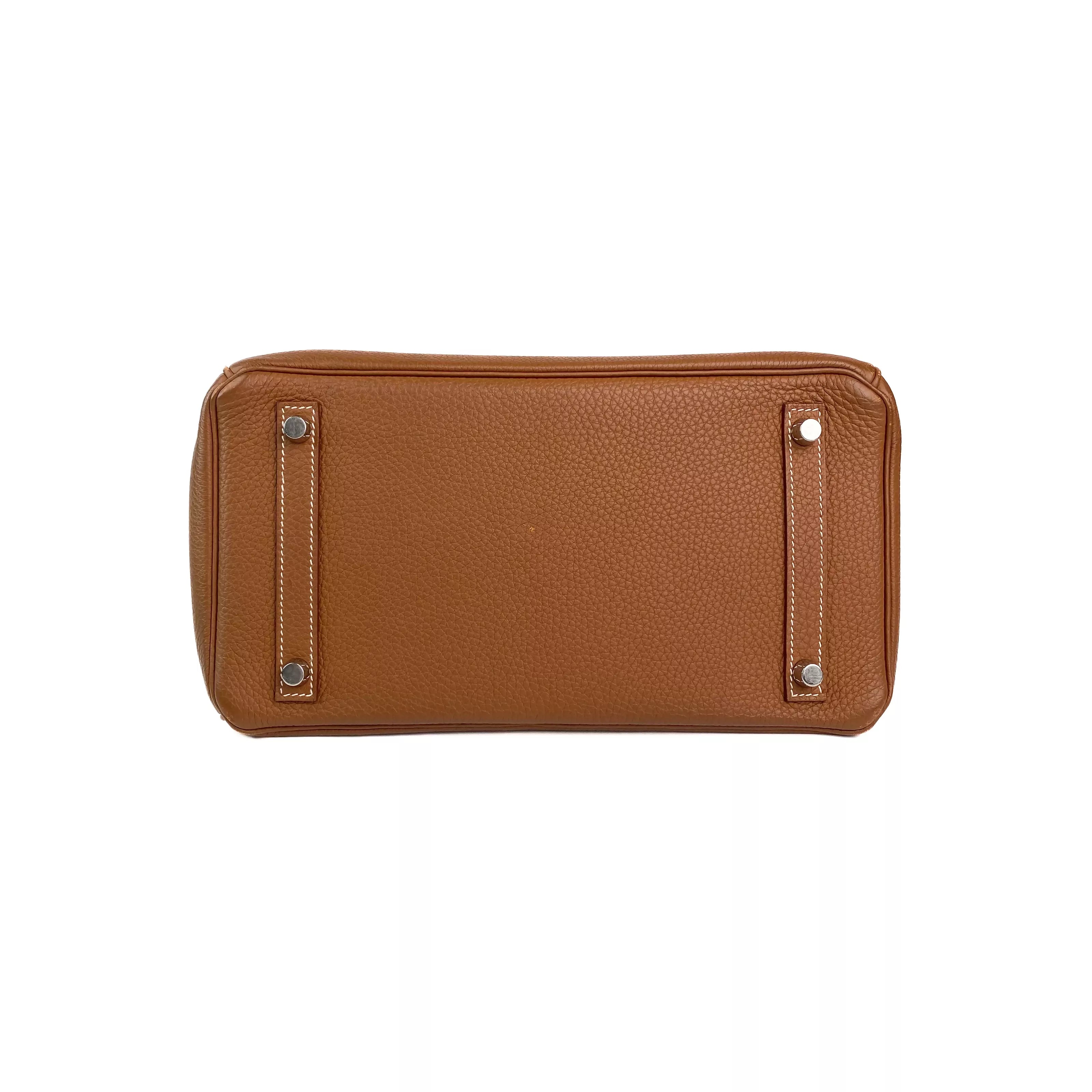 Hermes Birkin 30 in Gold Togo Leather PHW 6