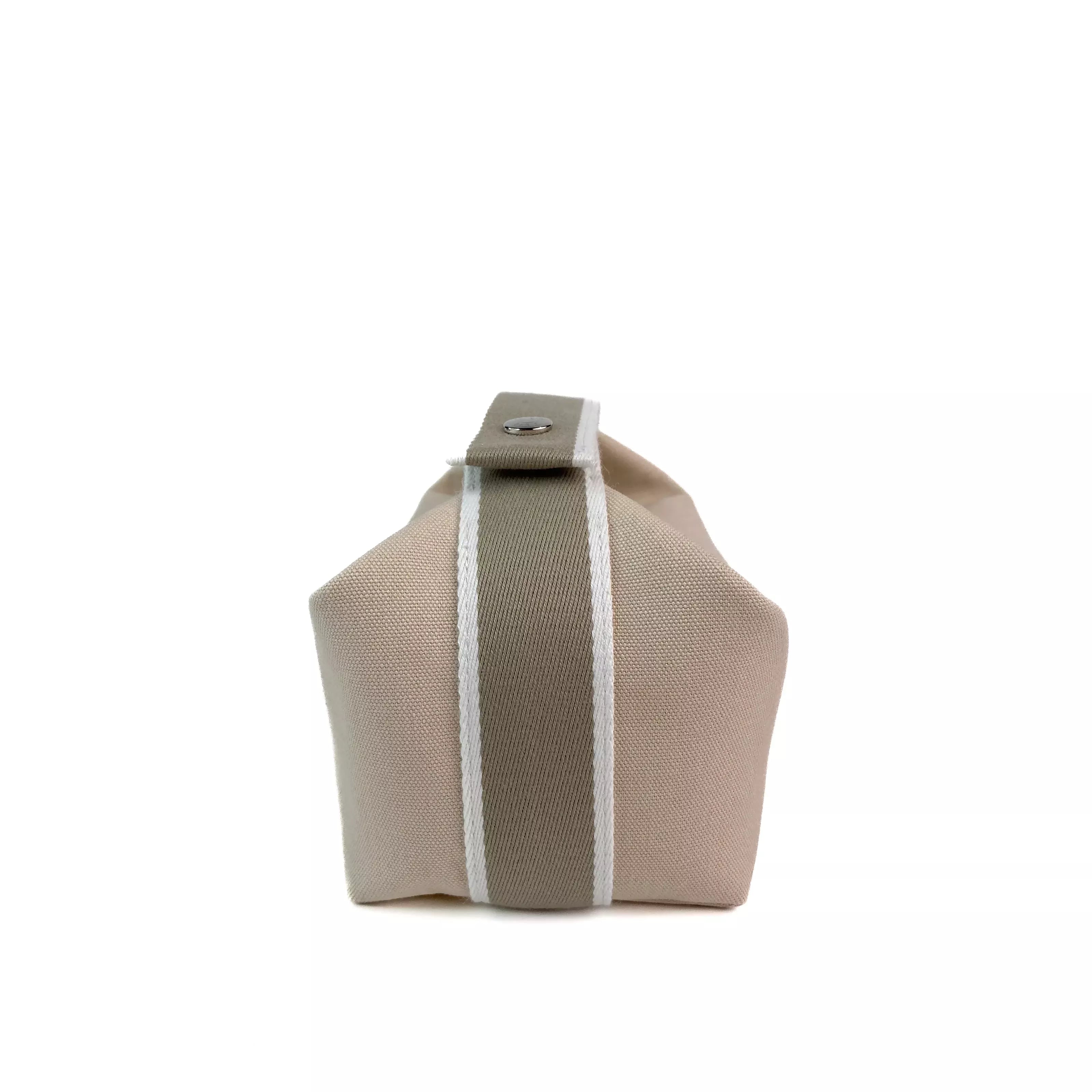 Hermes Bride-a-Brac Handbag PM Size in Beige Canvas 5