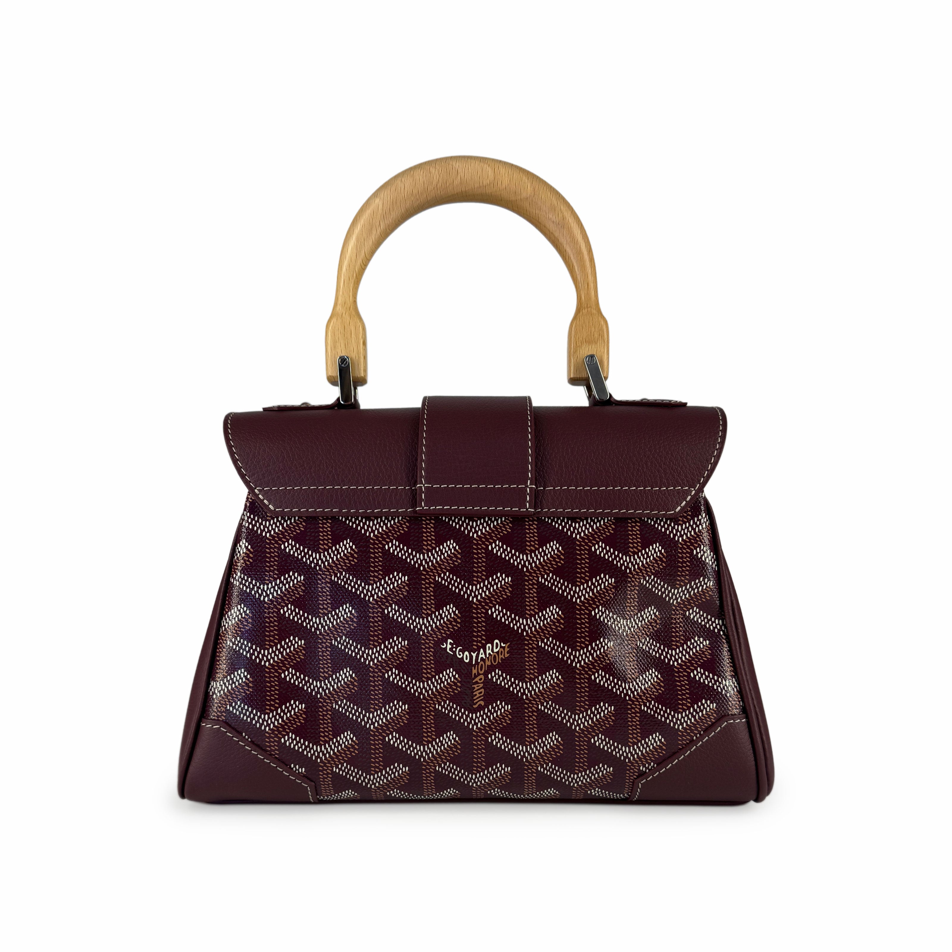 Goyard Saïgon Souple Mini Bag in Burgundy