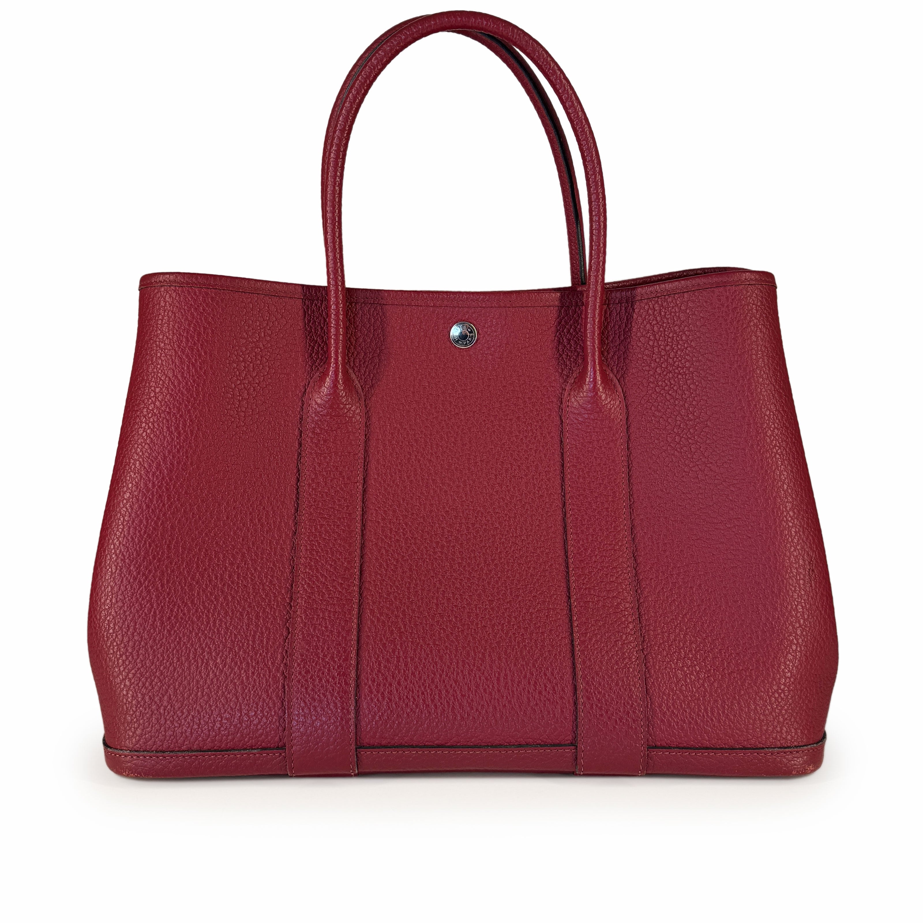 Hermès Garden Party 36 Rouge Clemence Medium