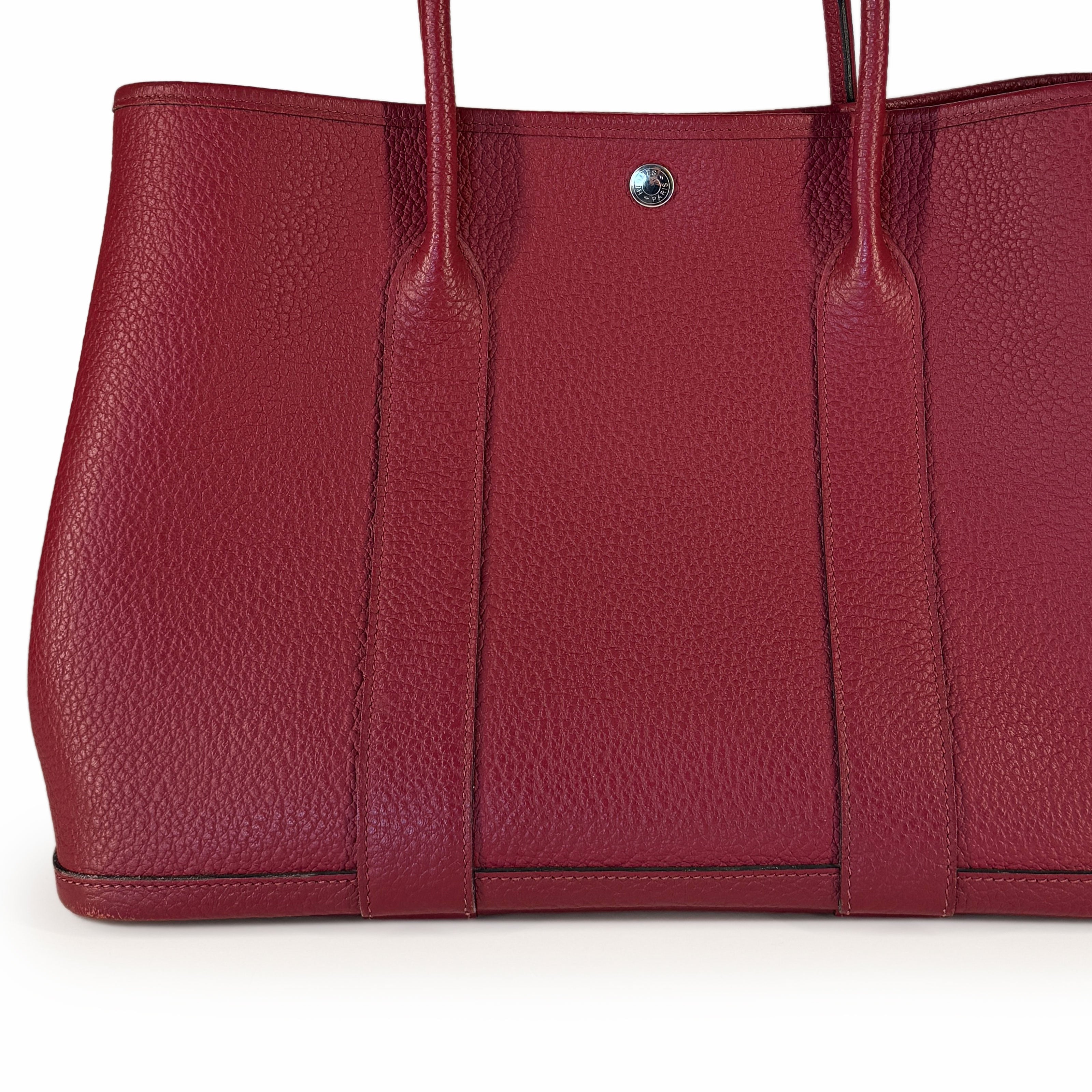 Hermès Garden Party 36 Rouge Clemence Medium