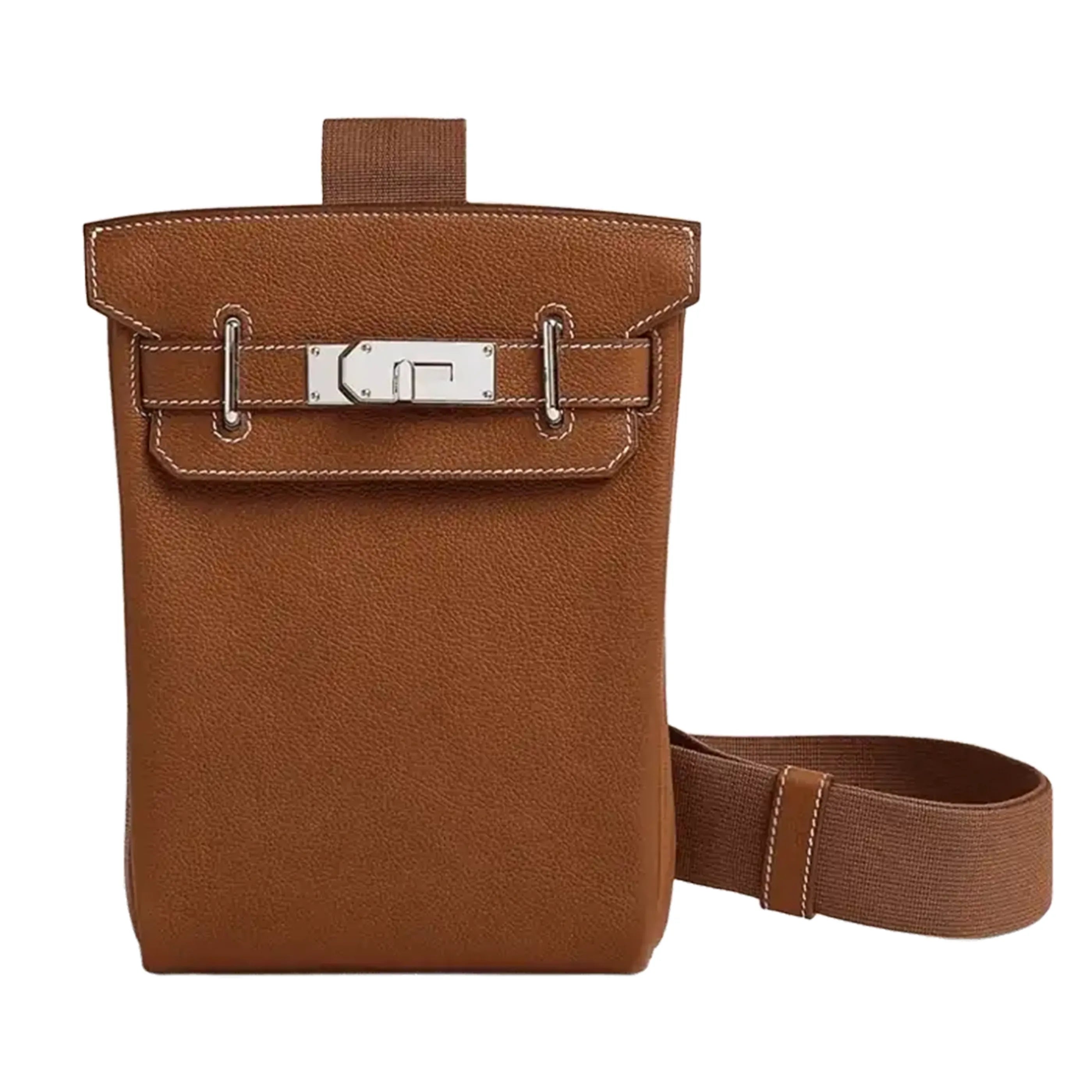 Hermès HAC à Dos GM in Gold Barenia Leather with Palladium Hardware