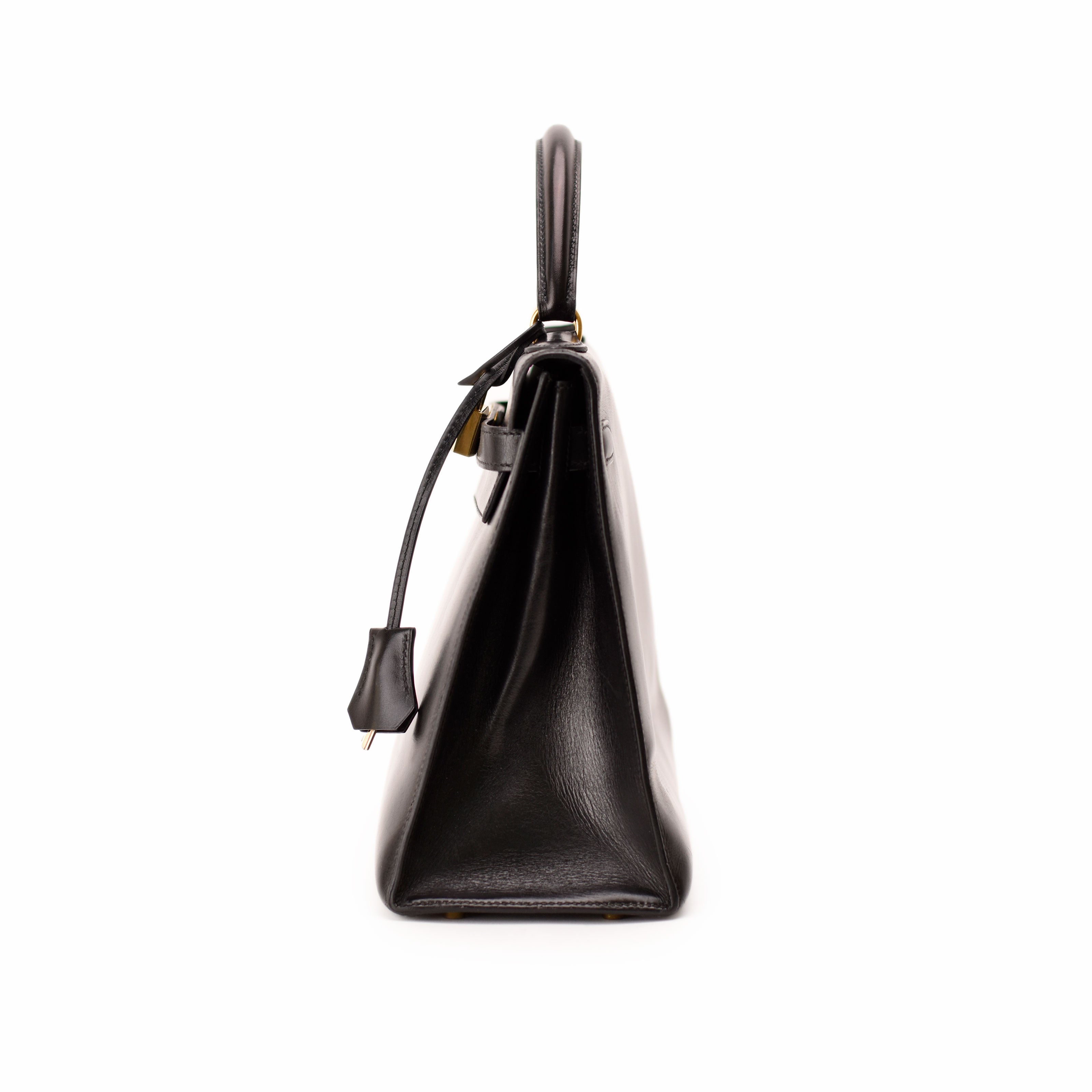 Hermès Kelly 32 Box Black GHW