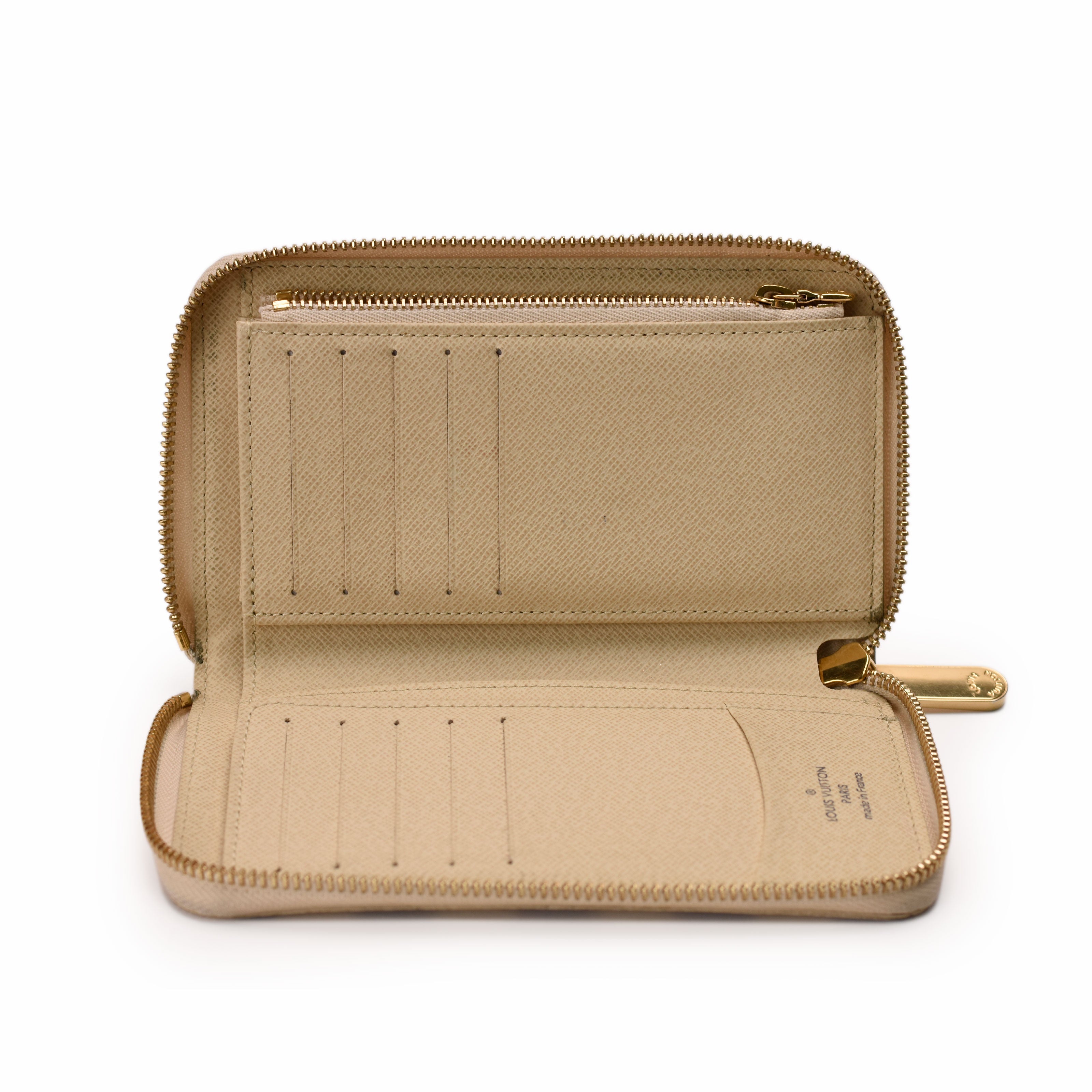 Louis Vuitton Damier Azur Zippy Compact Long Wallet