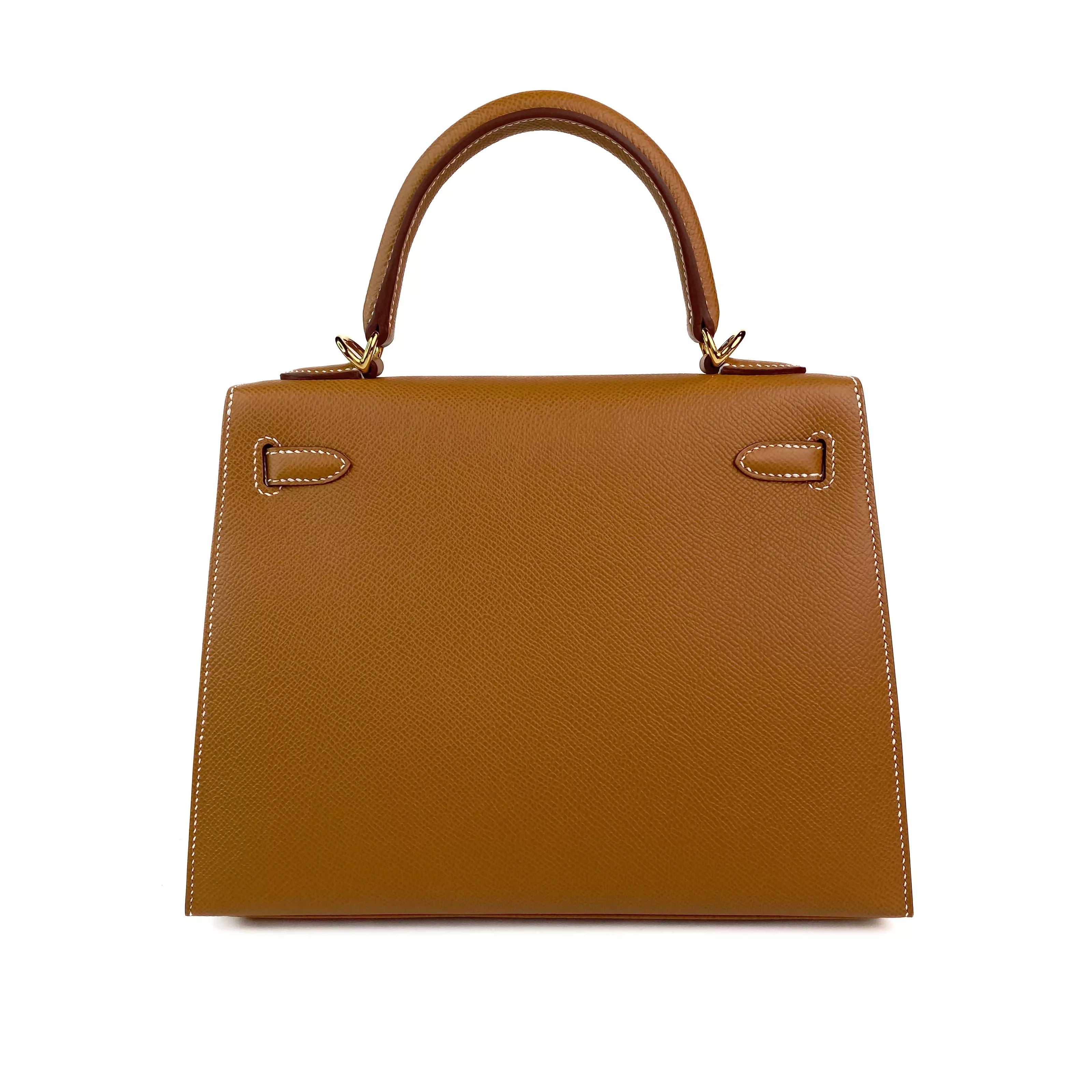 Hermes Kelly 25 in Gold Epsom Leather GHW 3