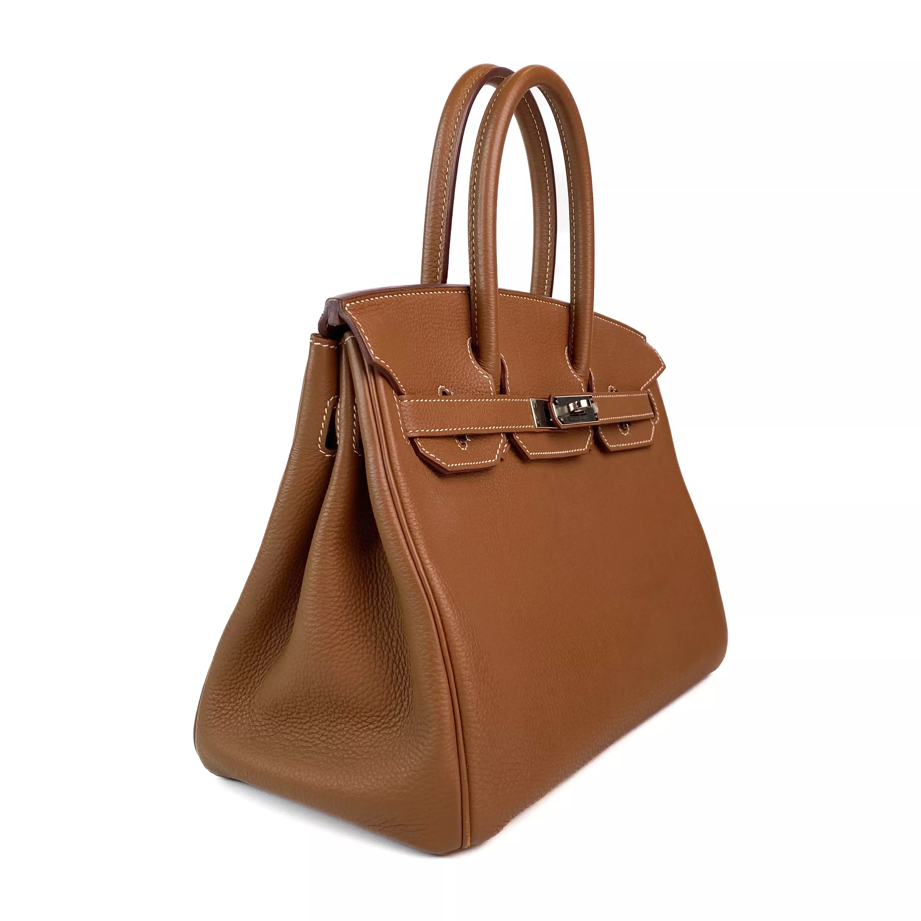 Hermes Birkin 30 in Gold Togo Leather PHW 4