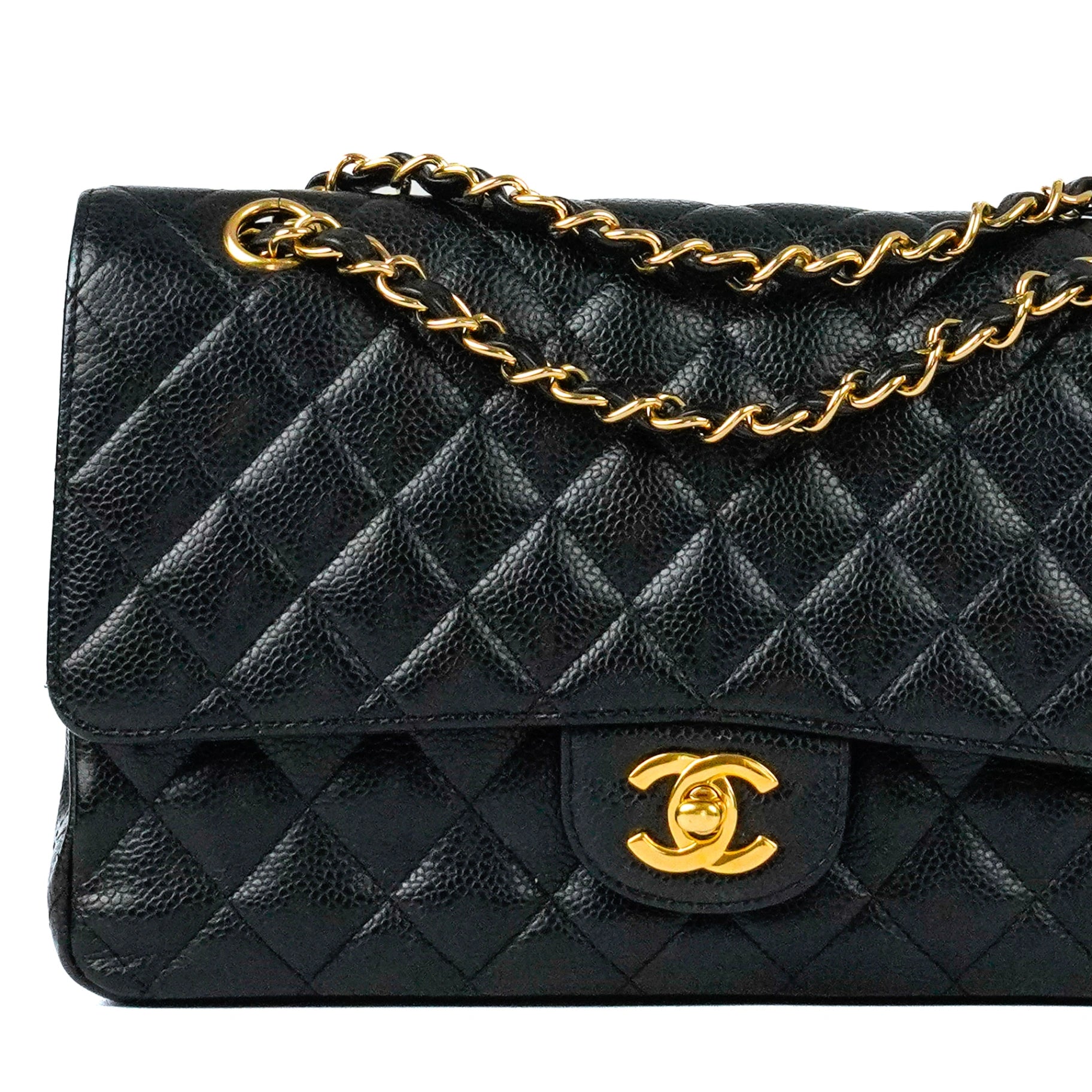 Chanel Timeless Classic in Black Caviar Leather GHW