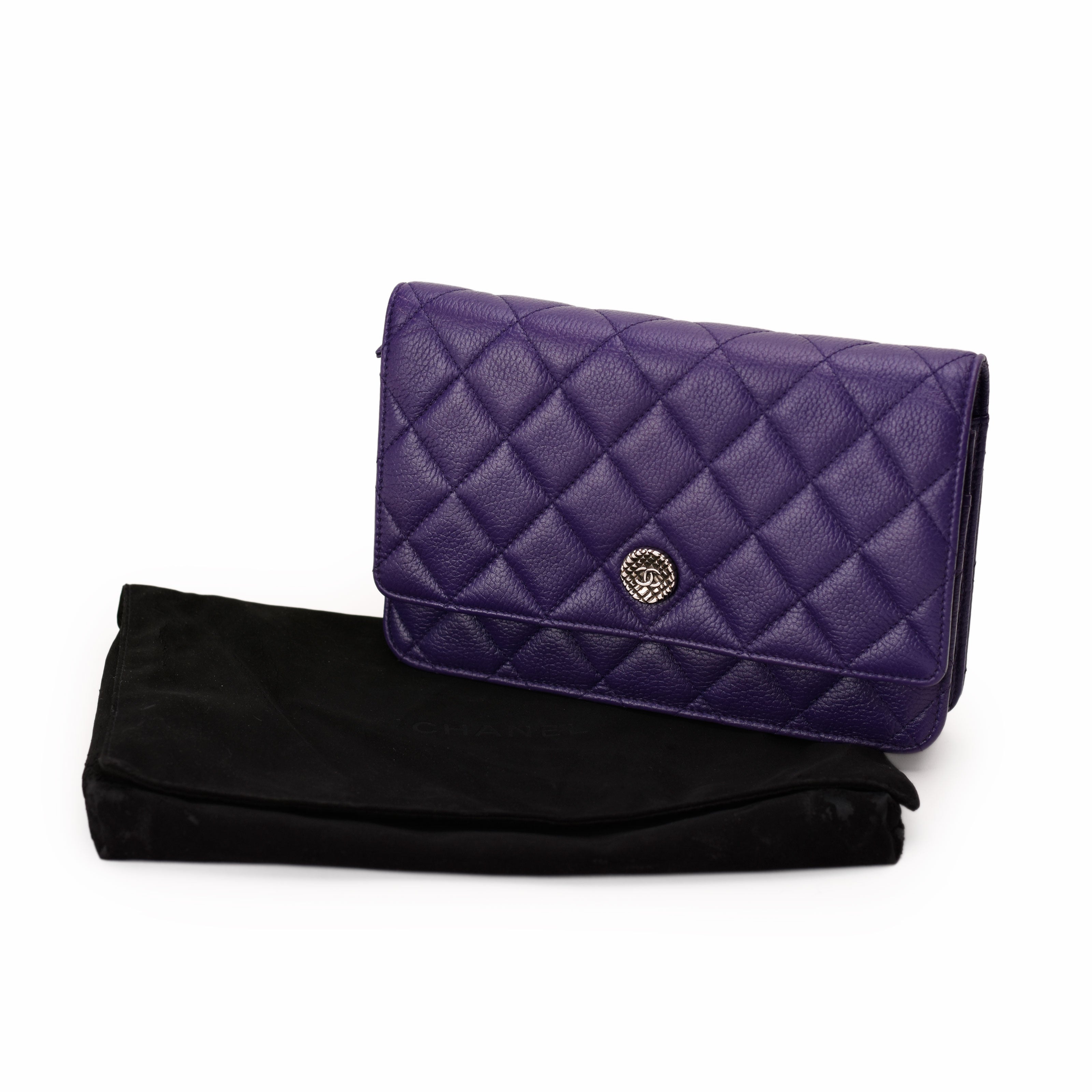Chanel WOC Purple Caviar BRHW