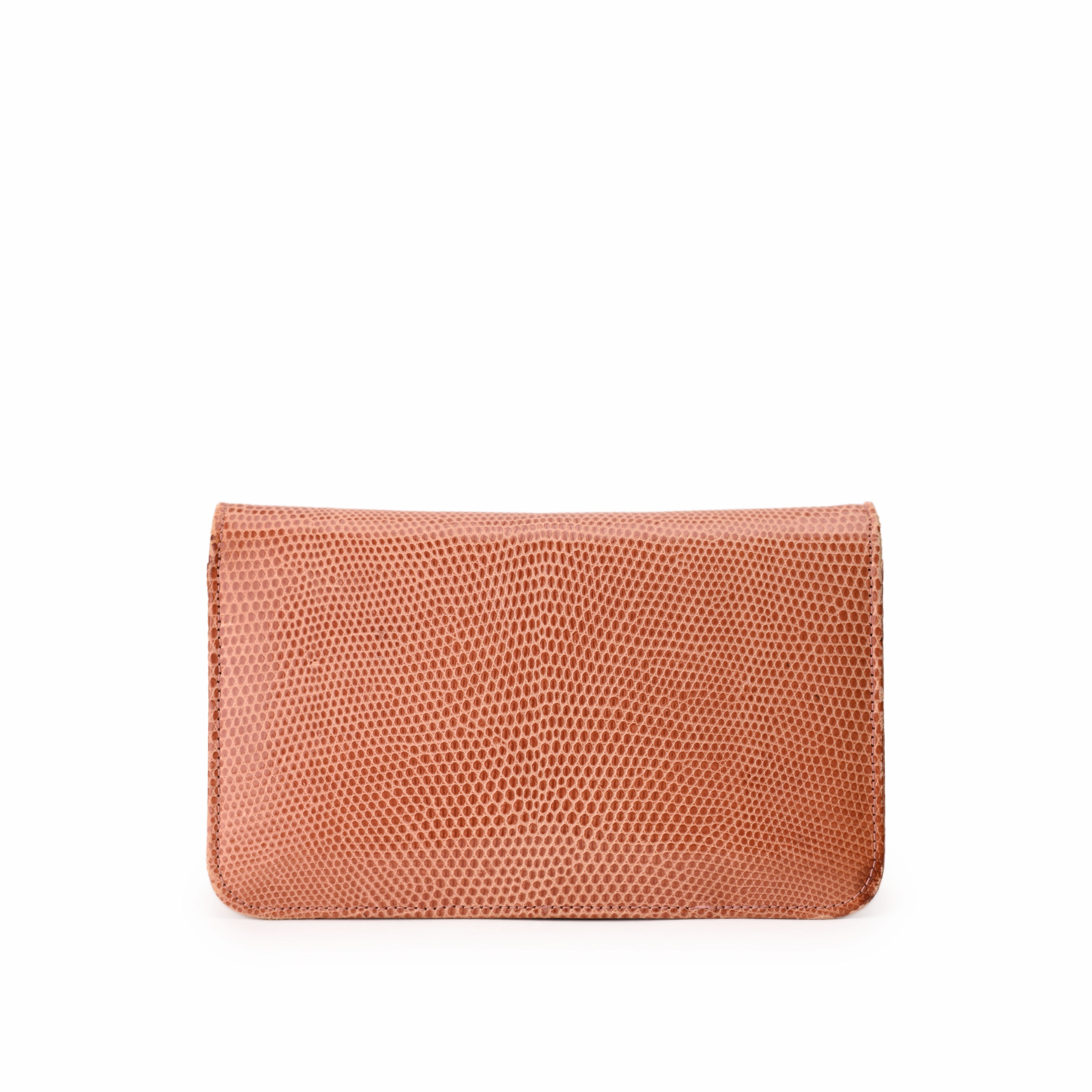 Chanel WOC Lizart Pink Leather Vintage GHW