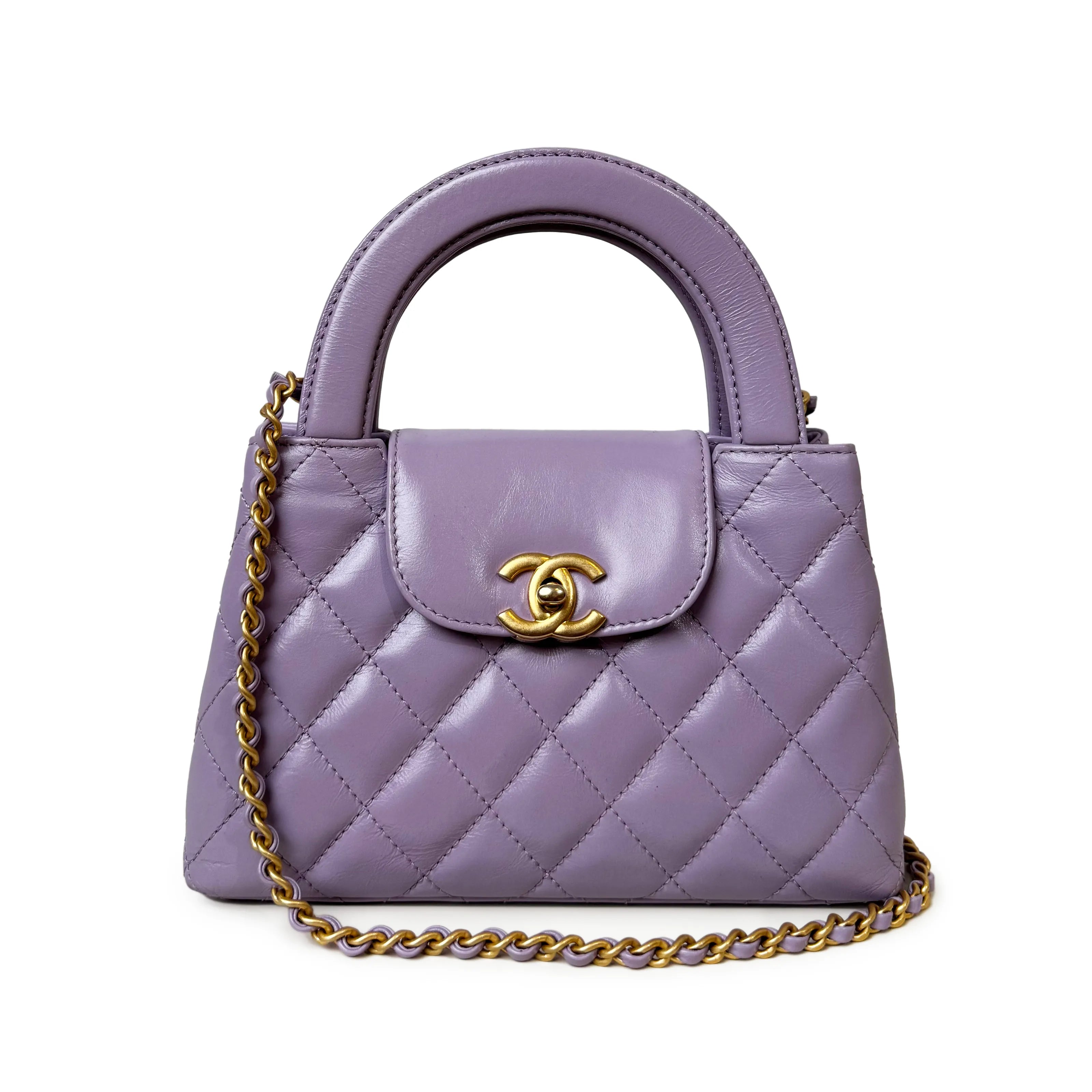 Chanel Mini Kelly Bag in Lilac