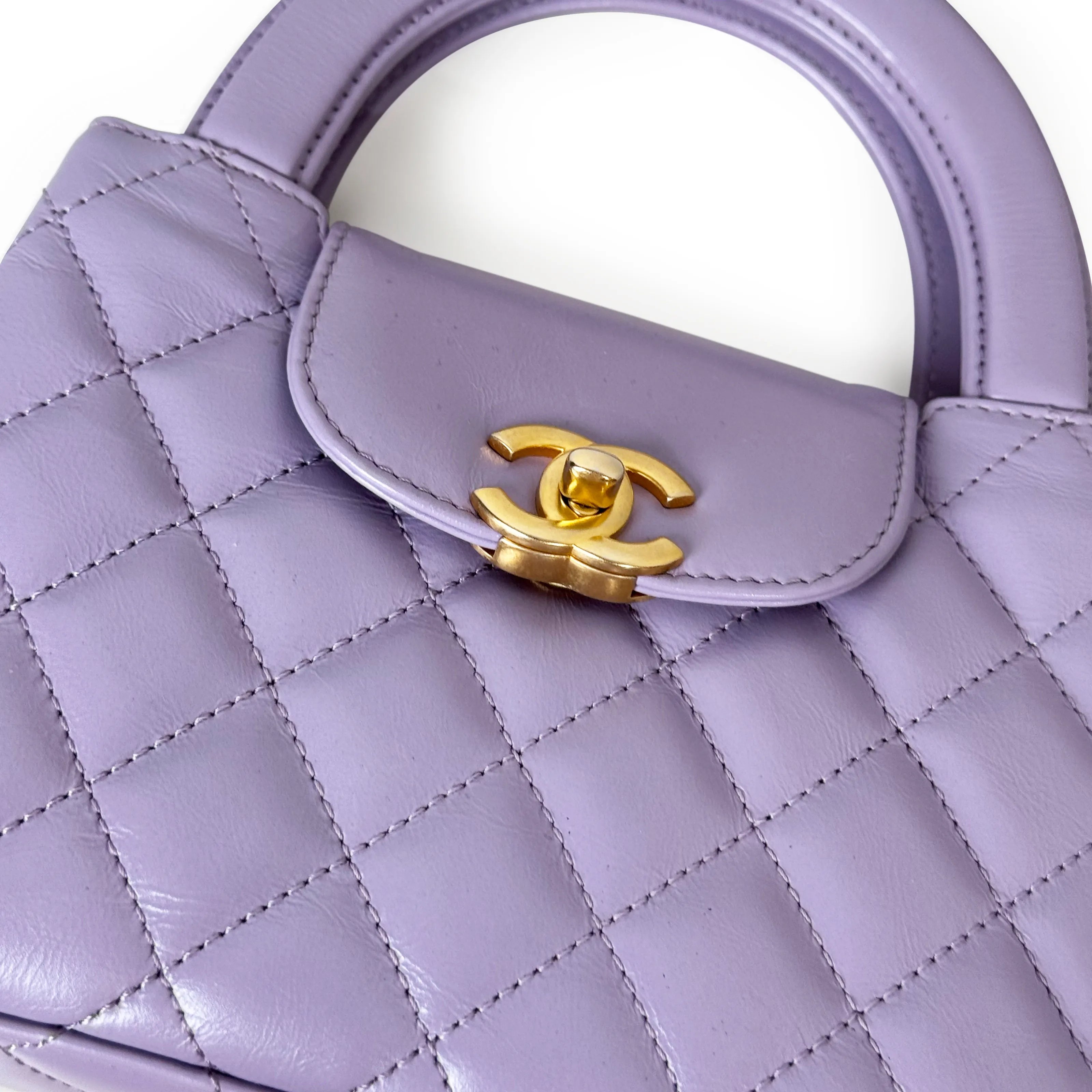 Chanel Mini Kelly Bag in Lilac