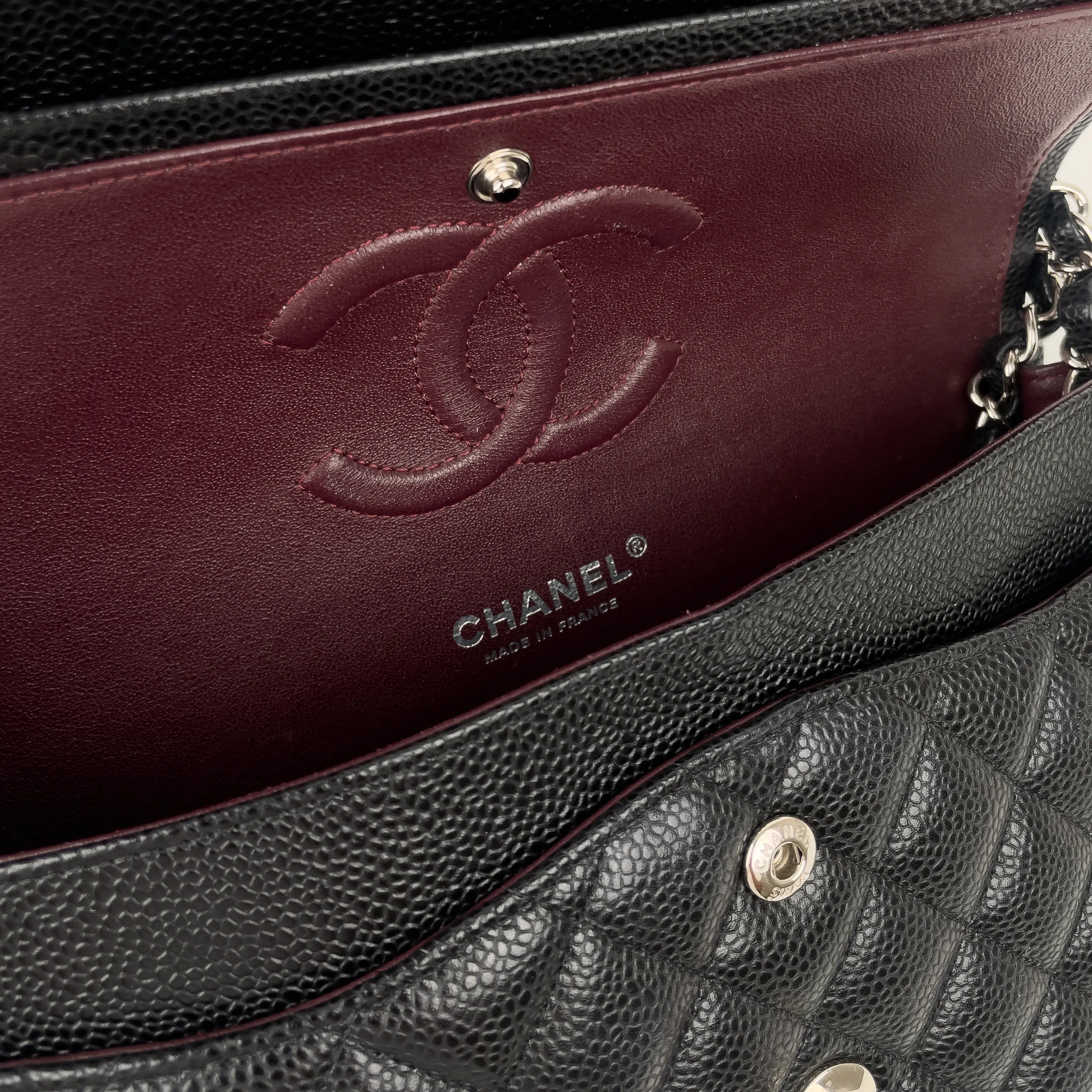 Chanel Timeless Classic in Black Caviar Leather SHW