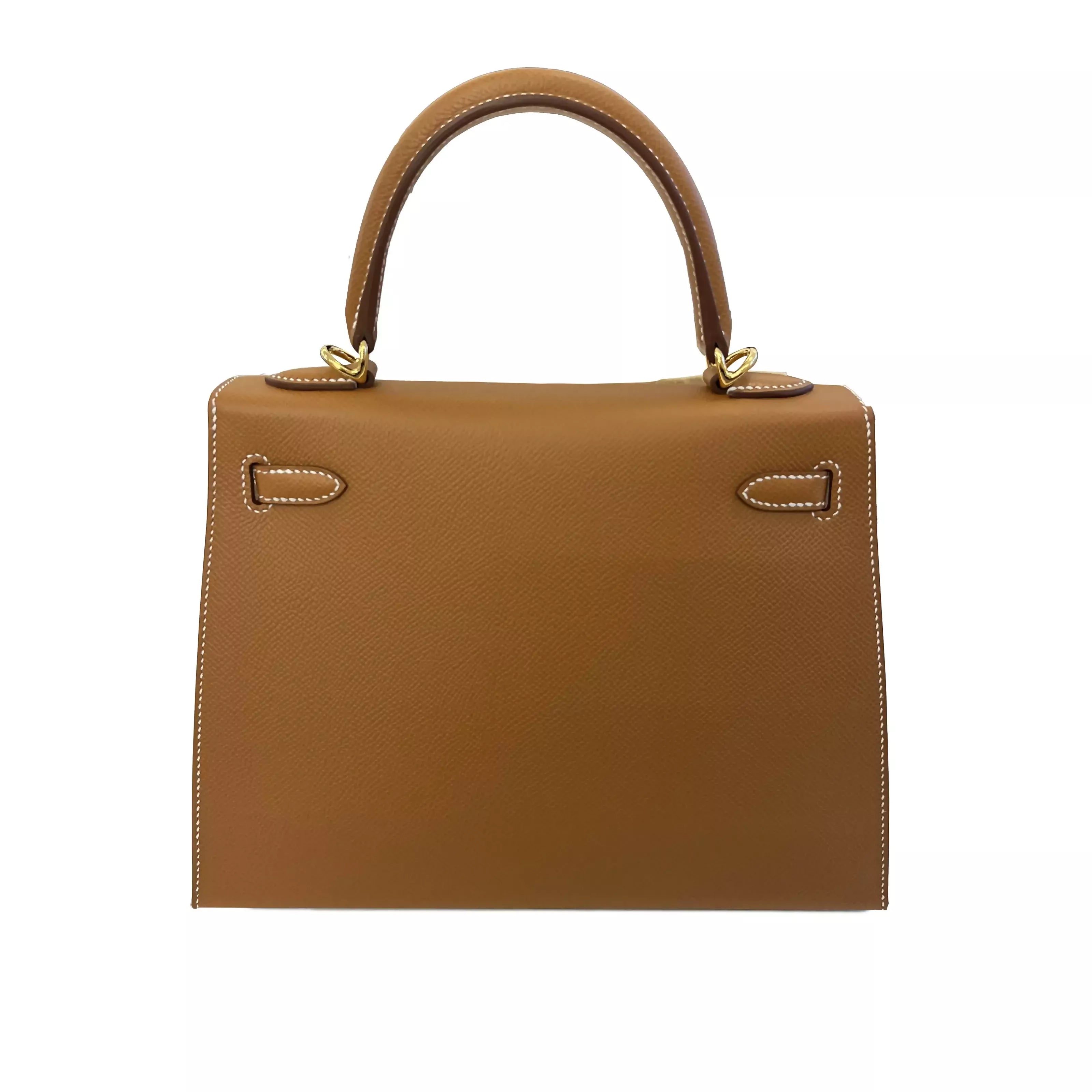 Hermes Kelly 25 in Gold Epsom Leather GHW 3