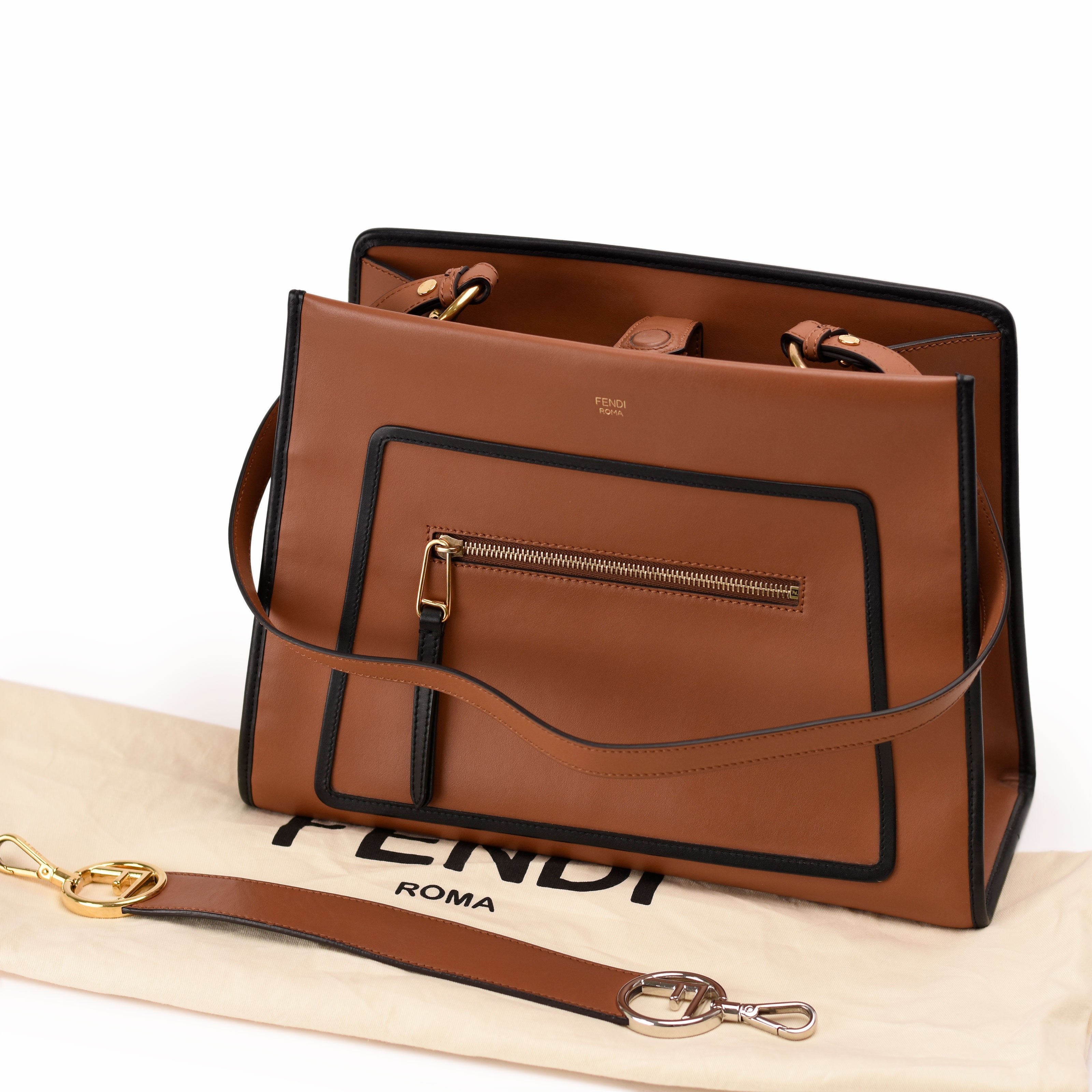 Fendi Calfskin Runaway Medium Tote