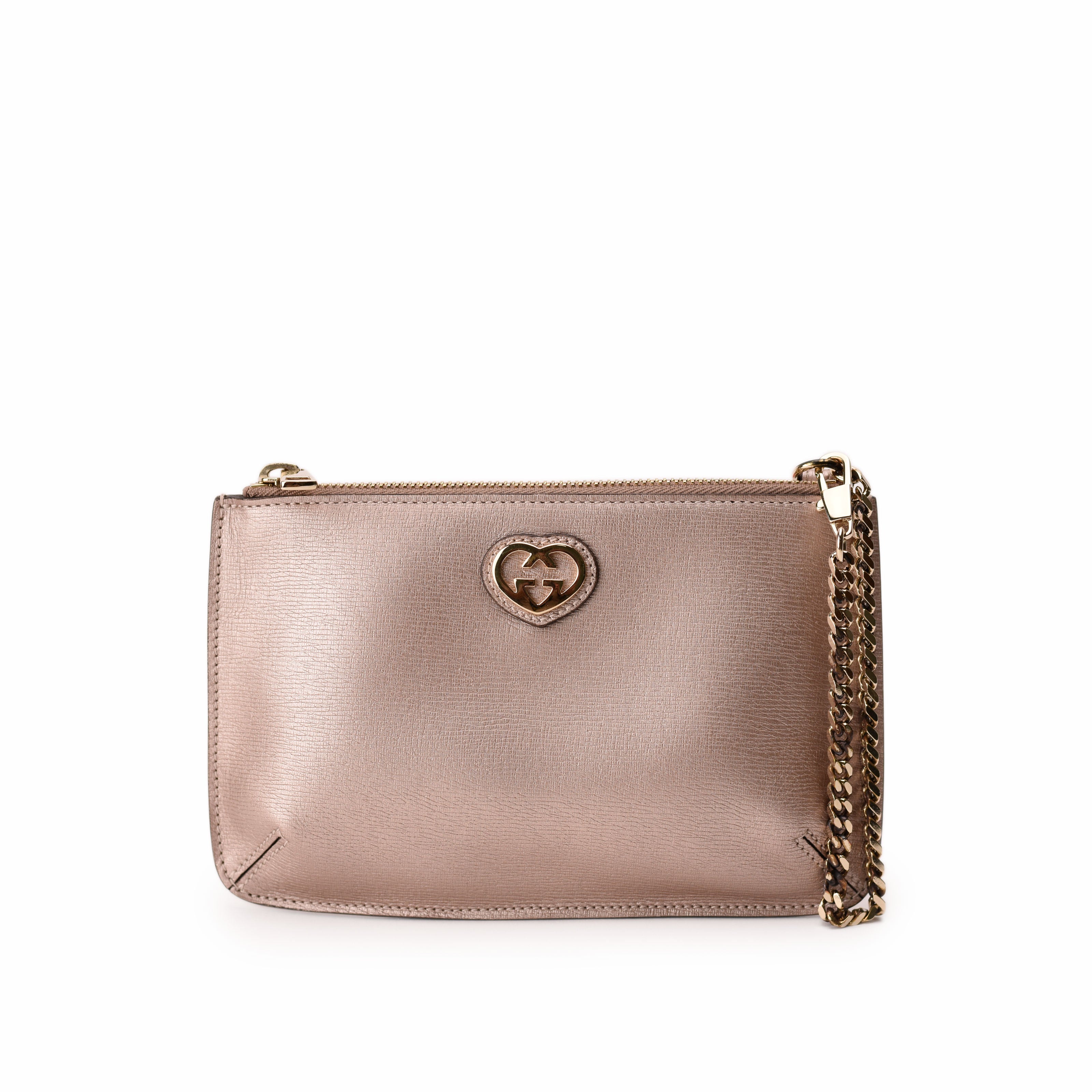 Gucci Shiny Chain Clutch