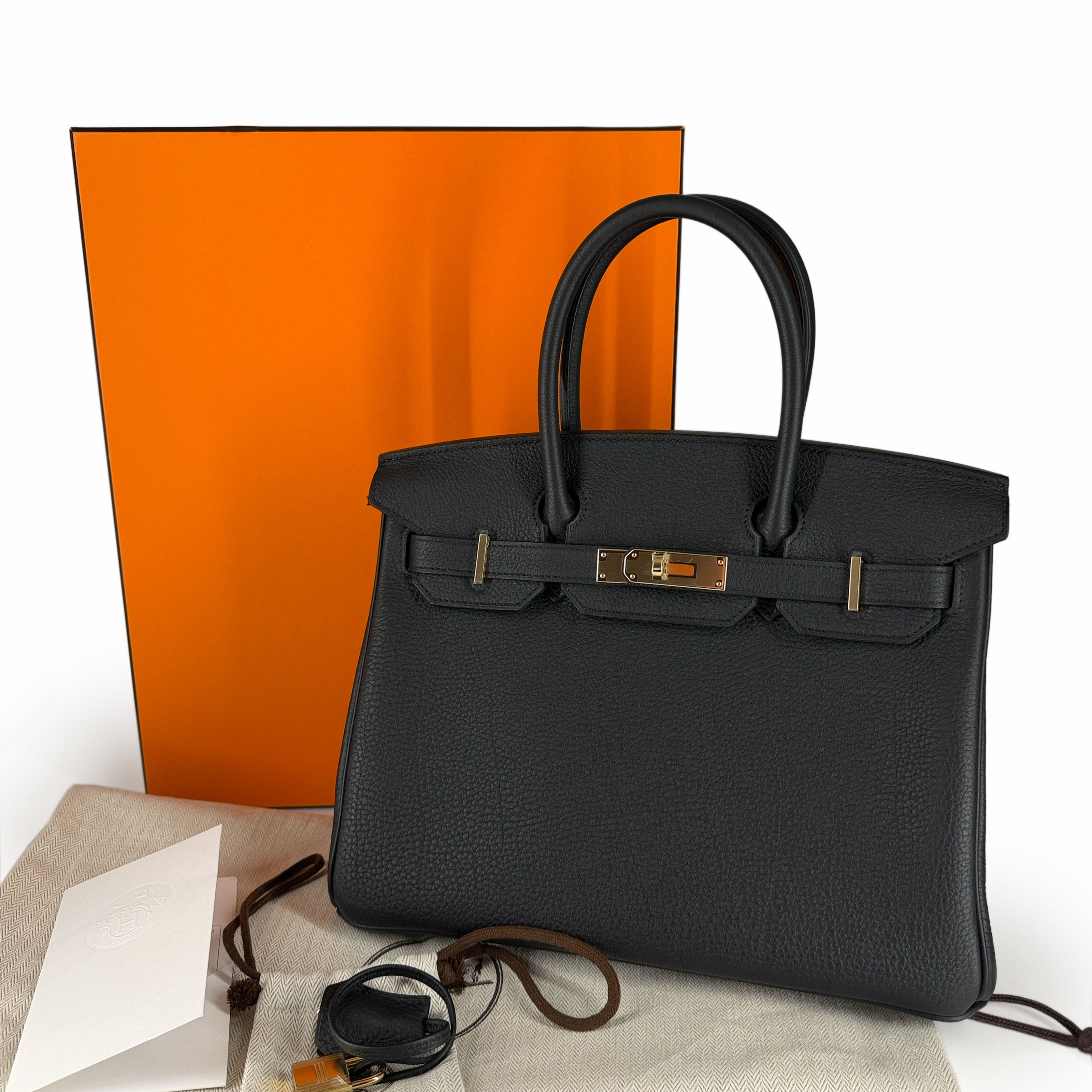 Hermès Birkin 30 Black Togo PBHW