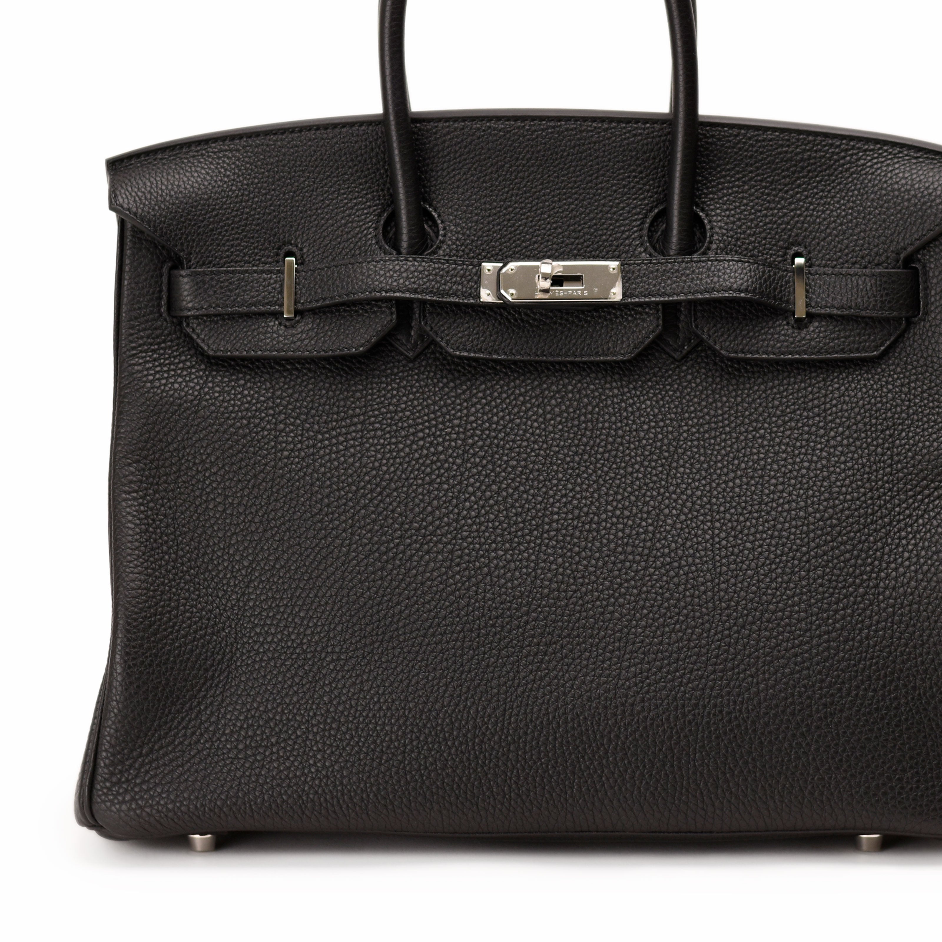 Hermès Birkin 35 Black Clemence PHW