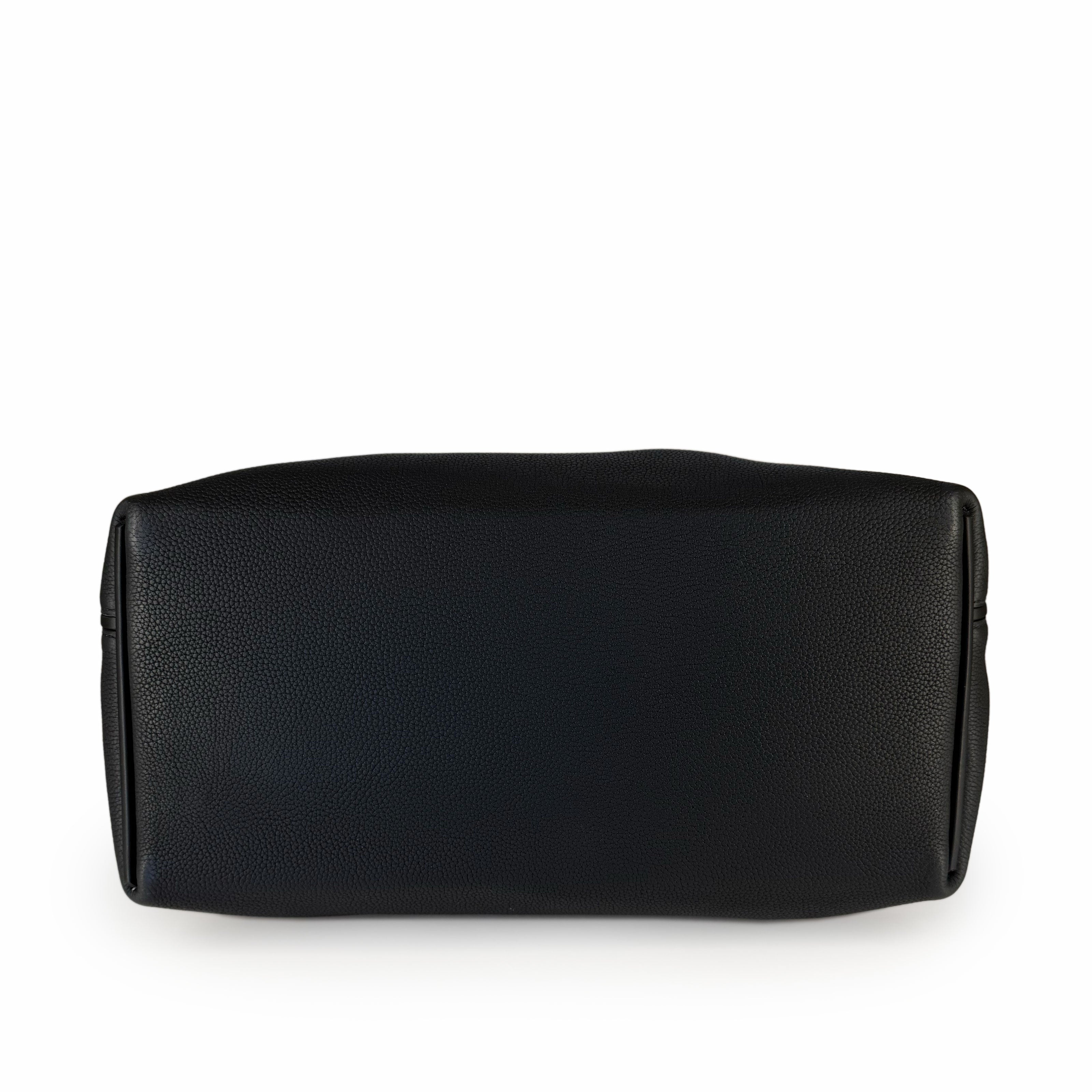 Hermès 24/24 35 Black Togo PHW