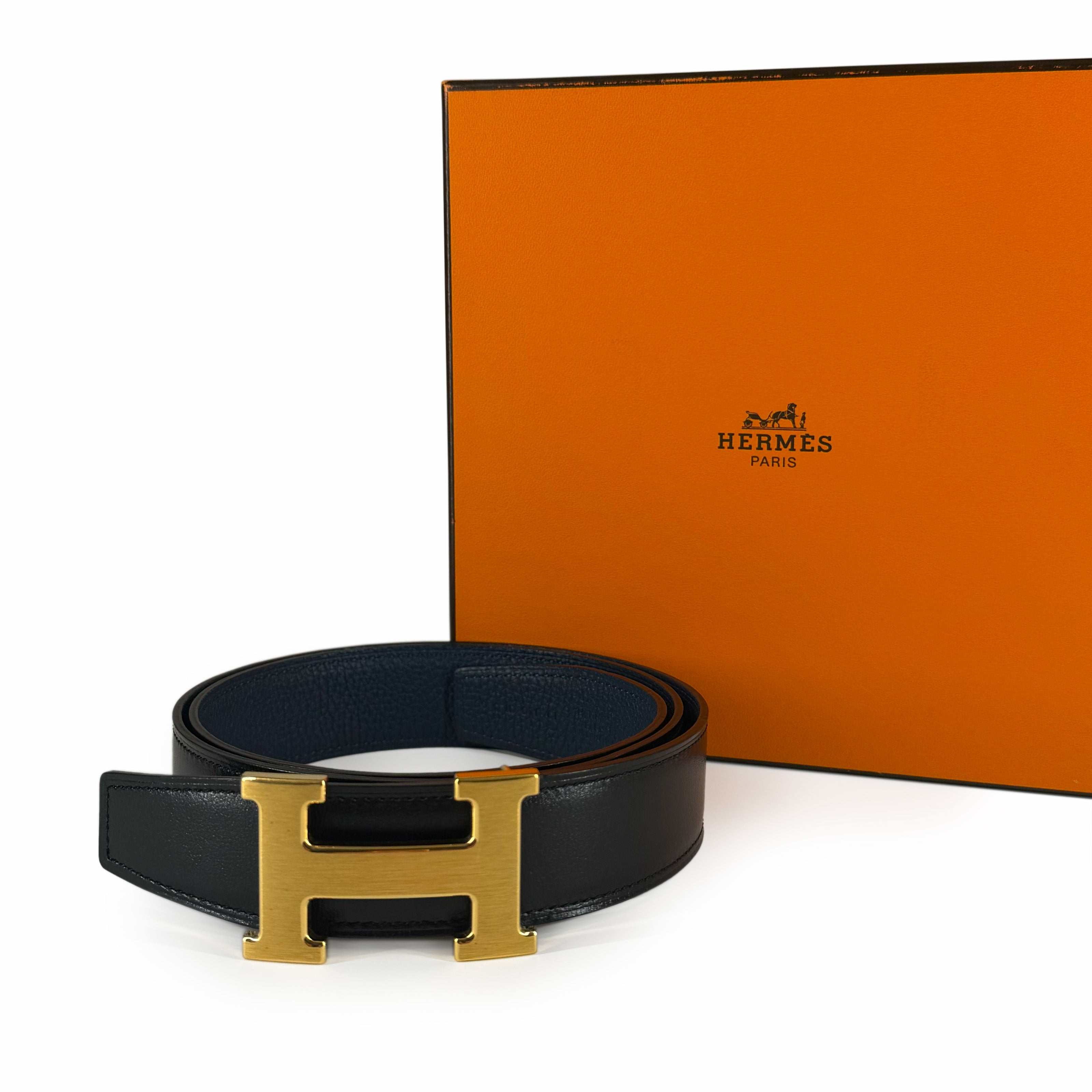 Hermès Constance Reversible Belt Size 90