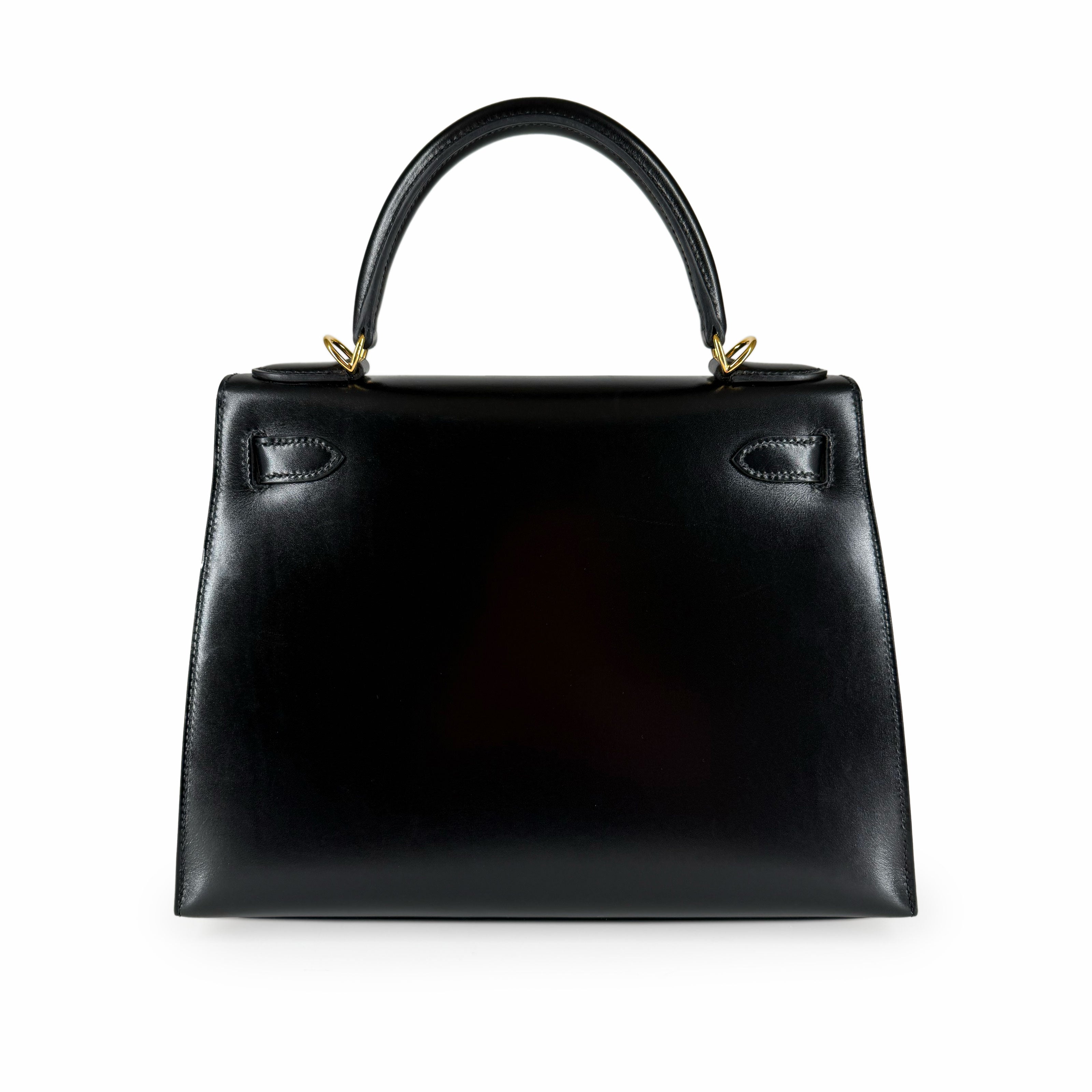 Hermès Kelly 28 Box Leather Black GHW