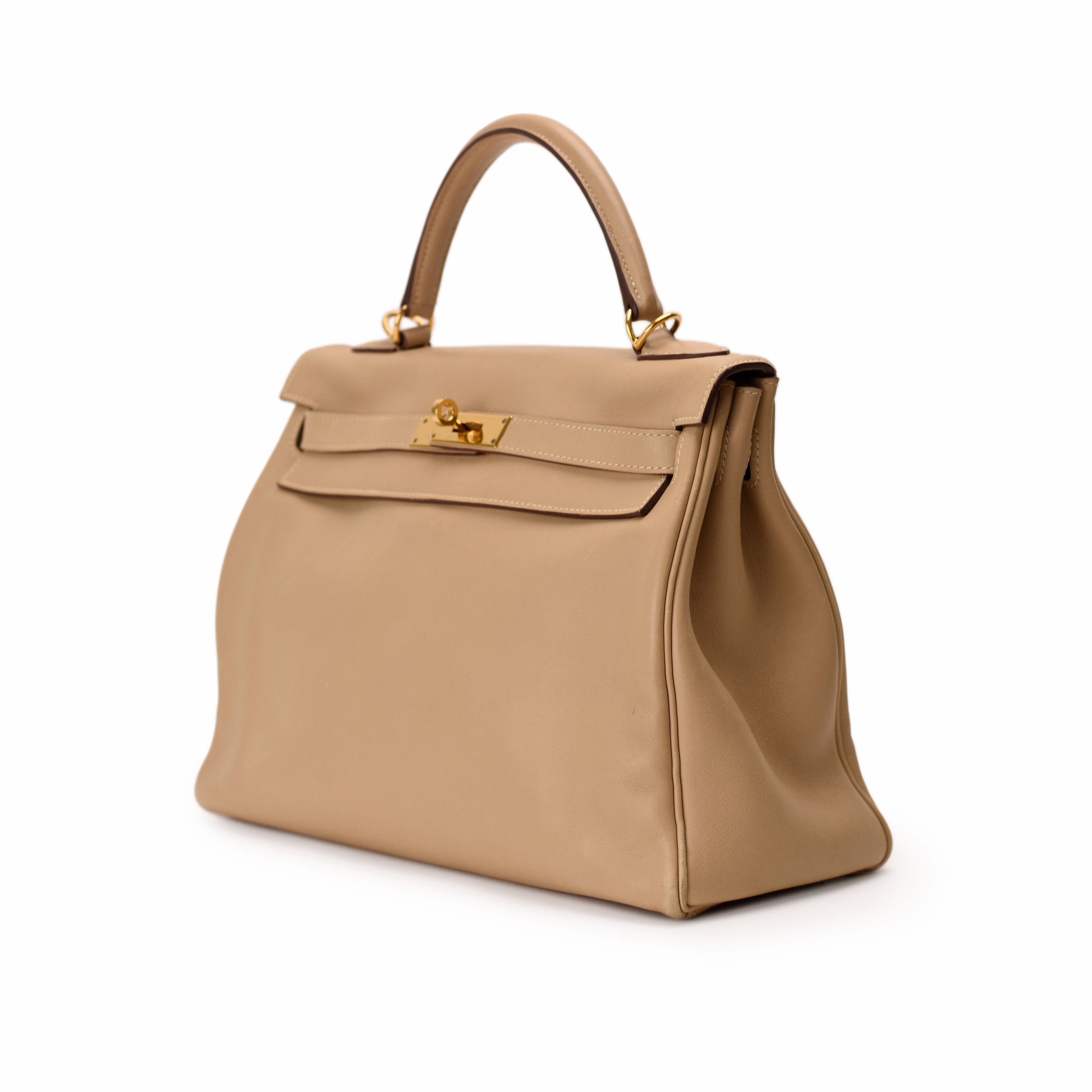 Hermès Kelly 32 Swift Trench GHW