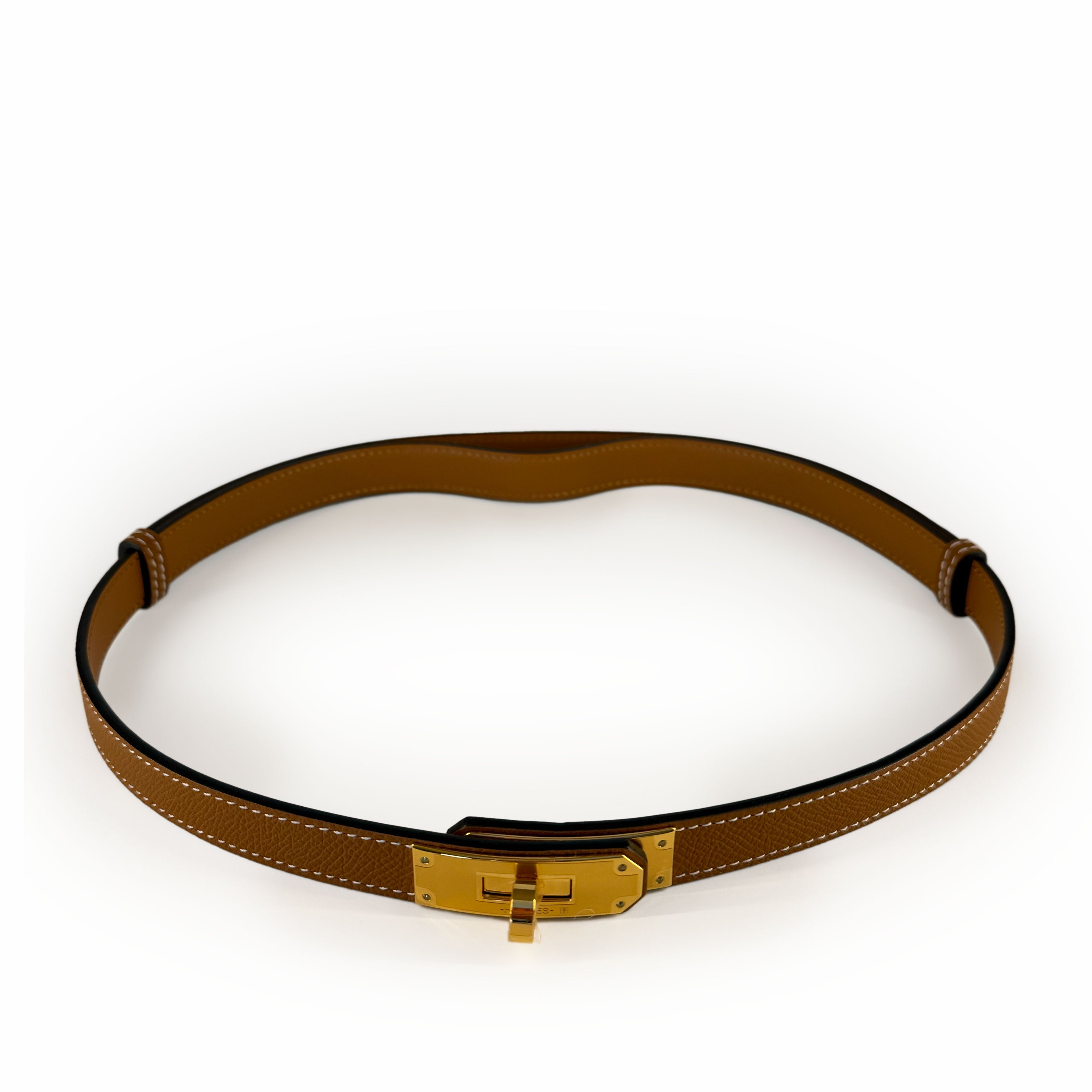 Hermès Kelly Belt 18 Gold