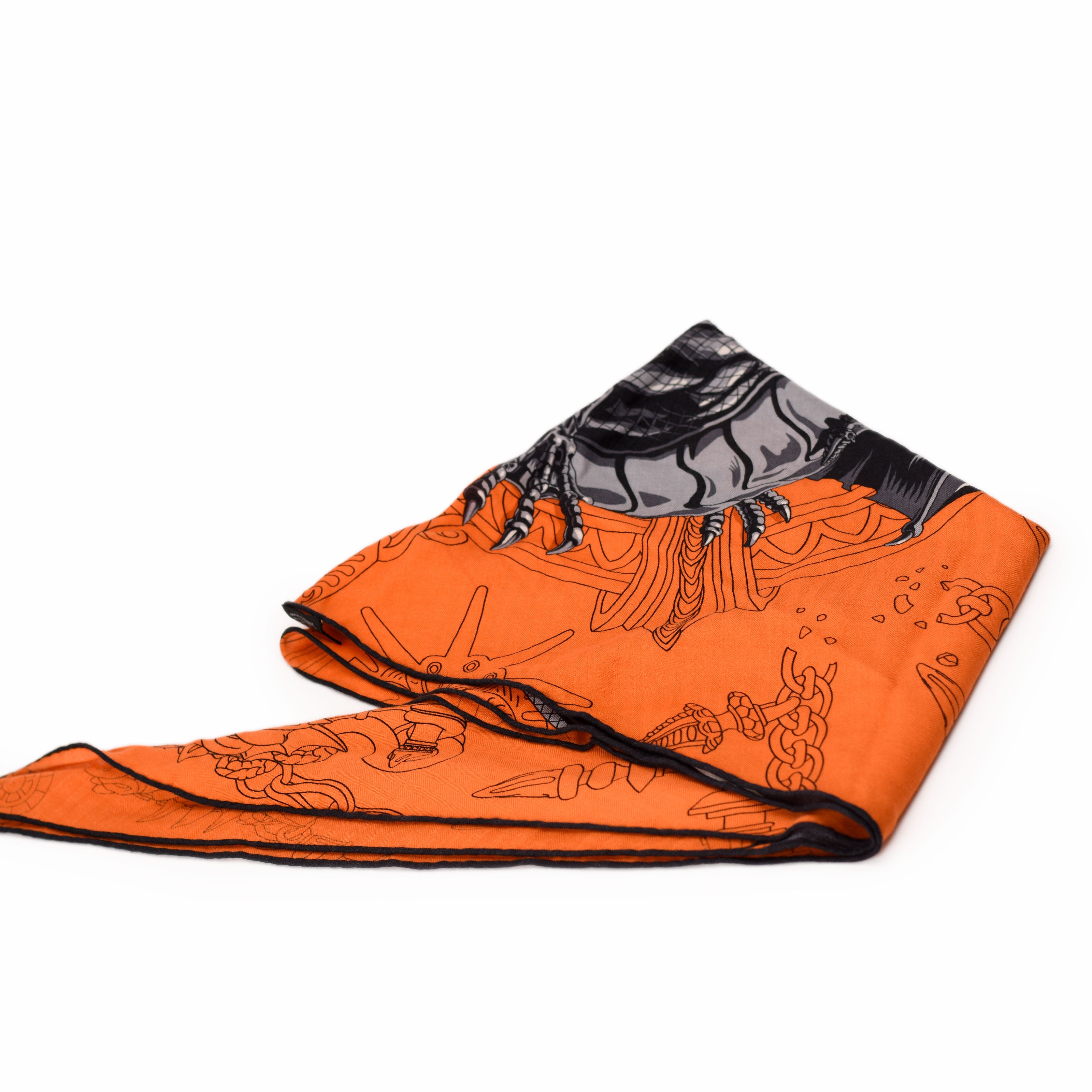 Hermès Dragon Flash Losange Scarf