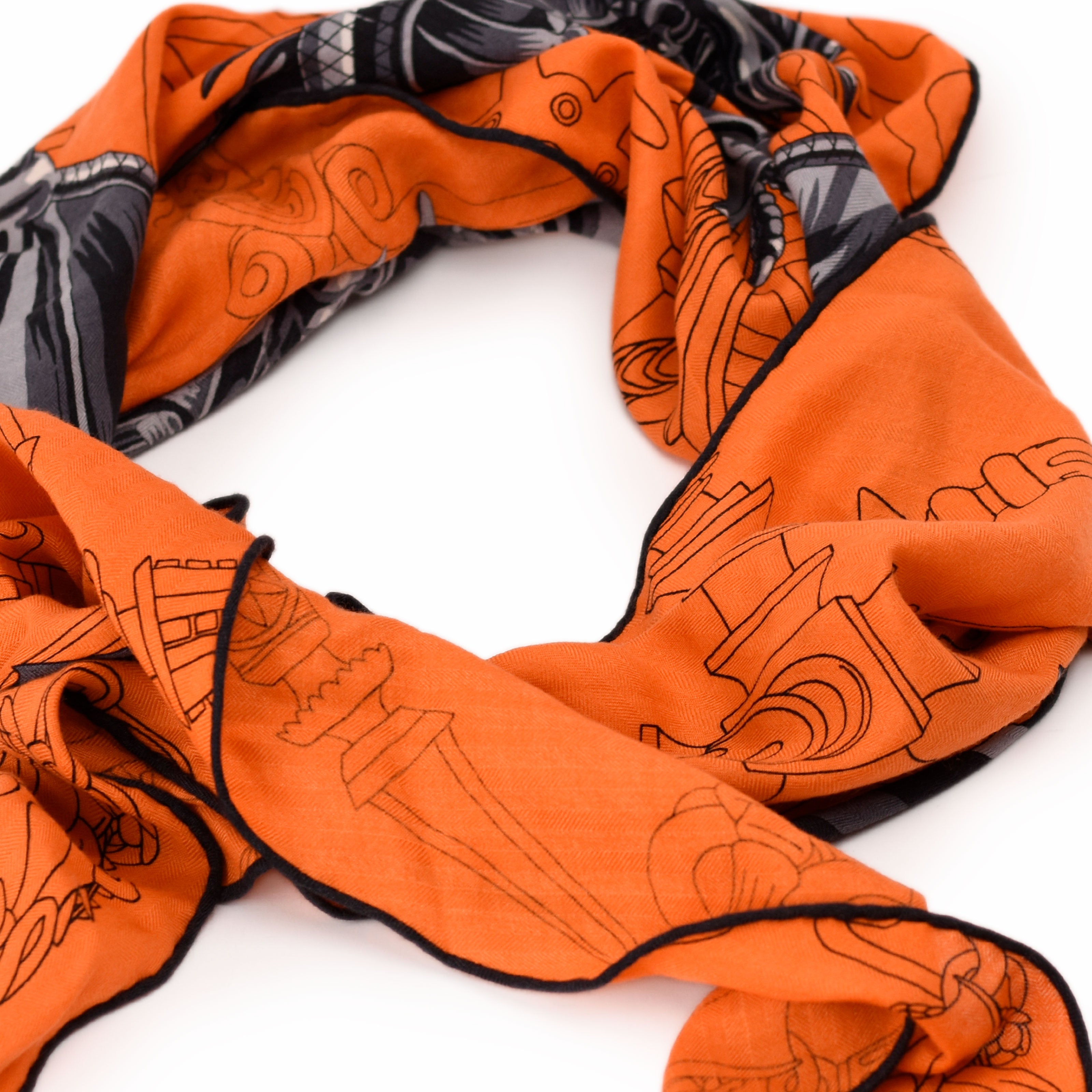 Hermès Dragon Flash Losange Scarf