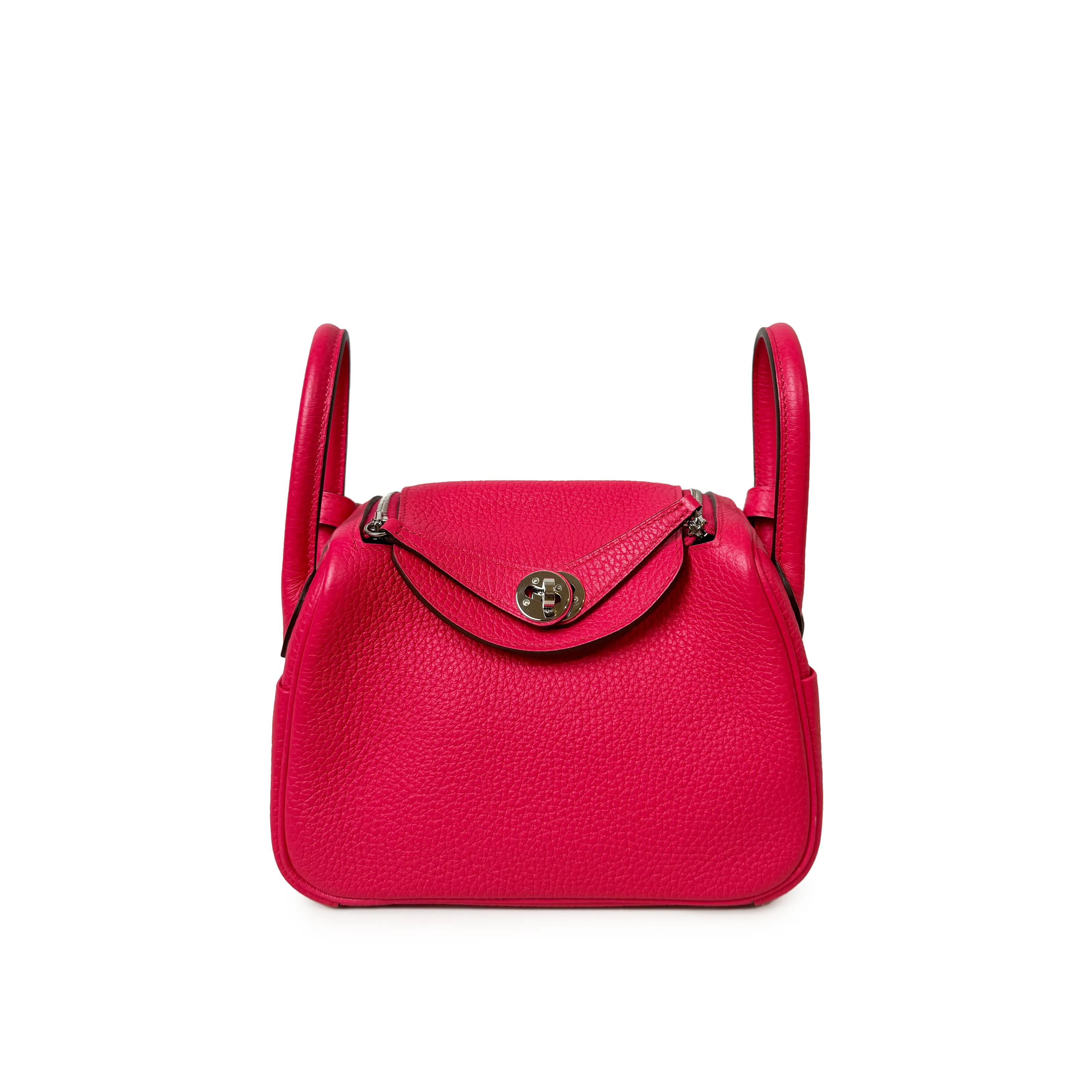 Hermès Mini Lindy Framboise PHW