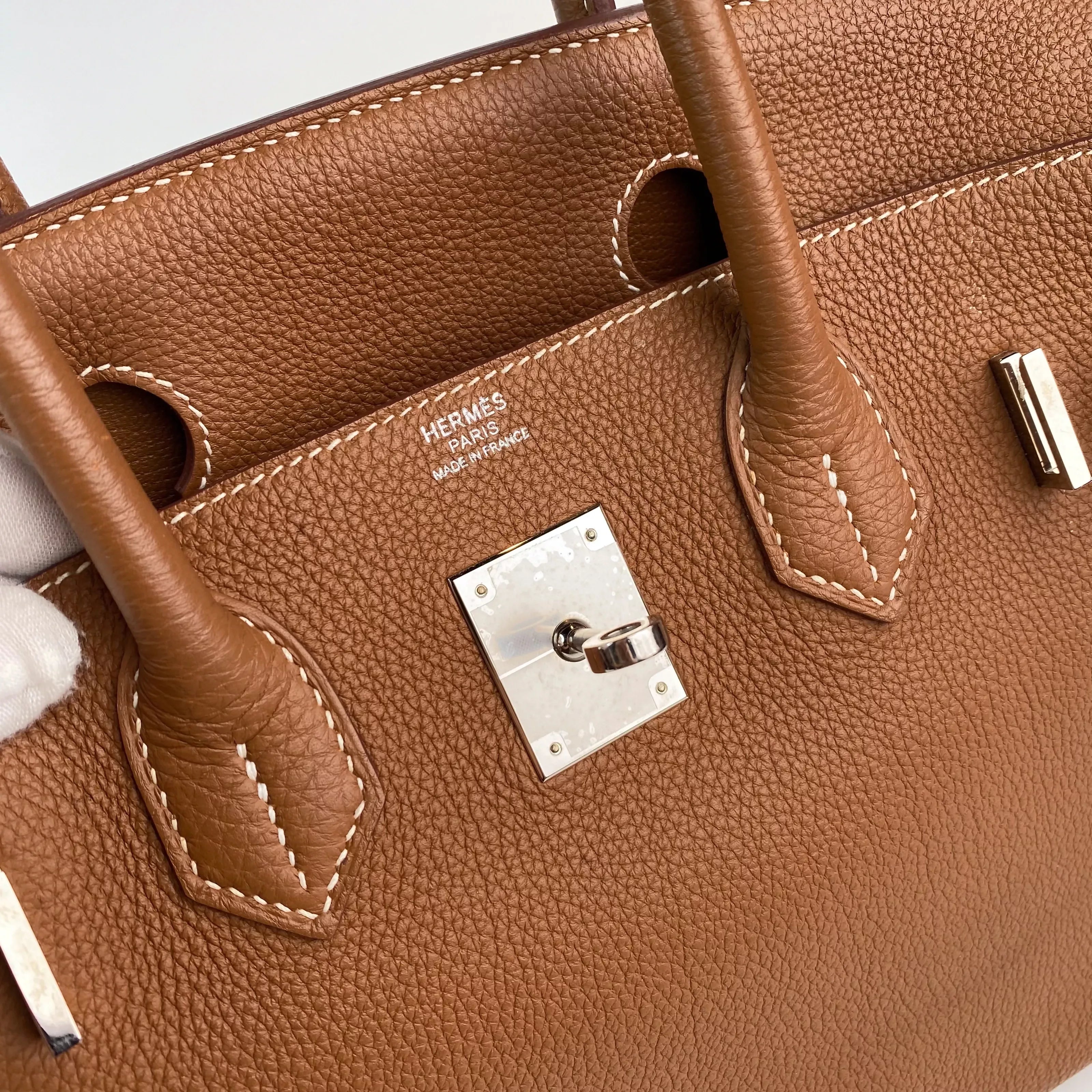 Hermes Birkin 30 in Gold Togo Leather PHW 9