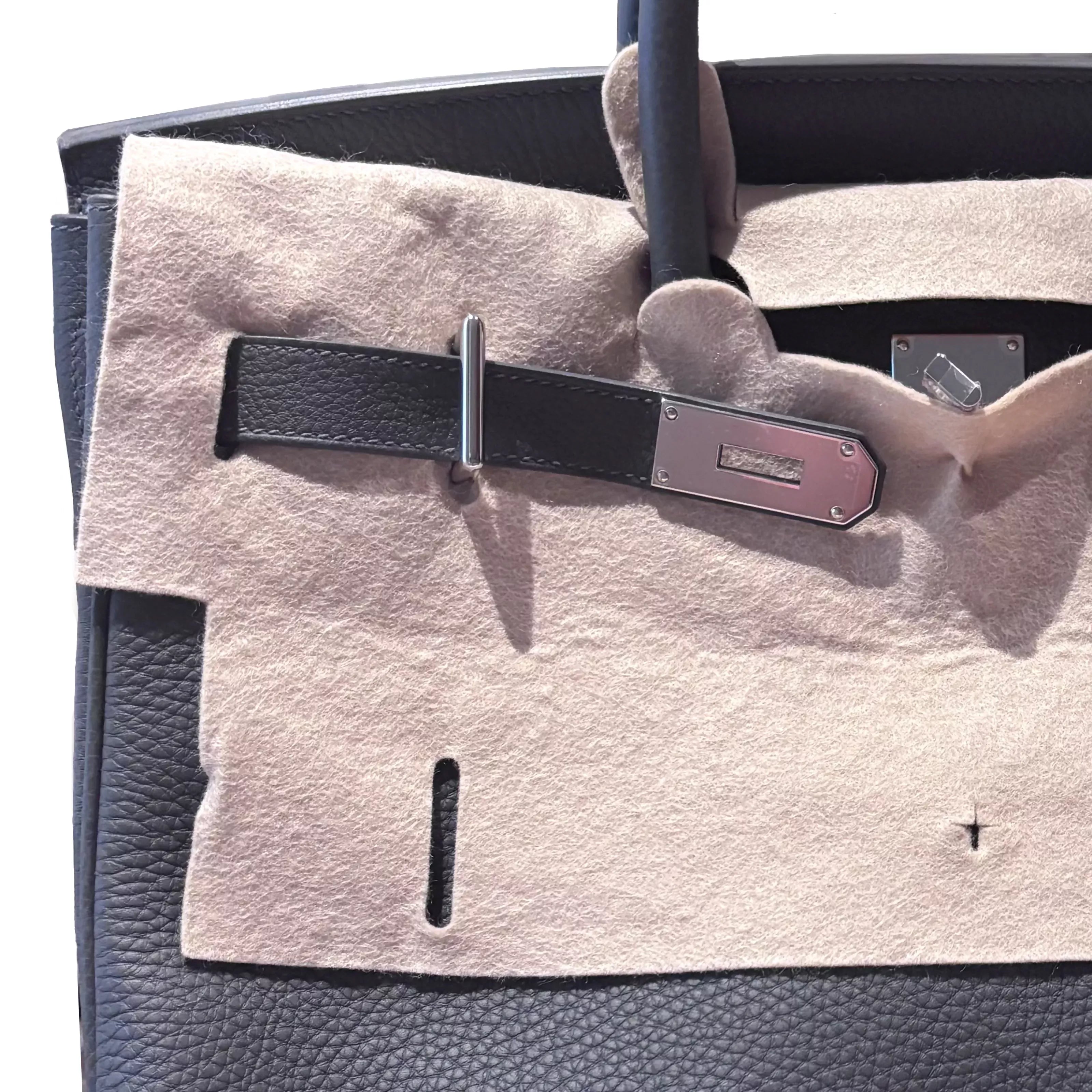 Hermès Haut à Courroies 40 HAC Travel Bag in Ardoise Togo Leather with Palladium Hardware 8