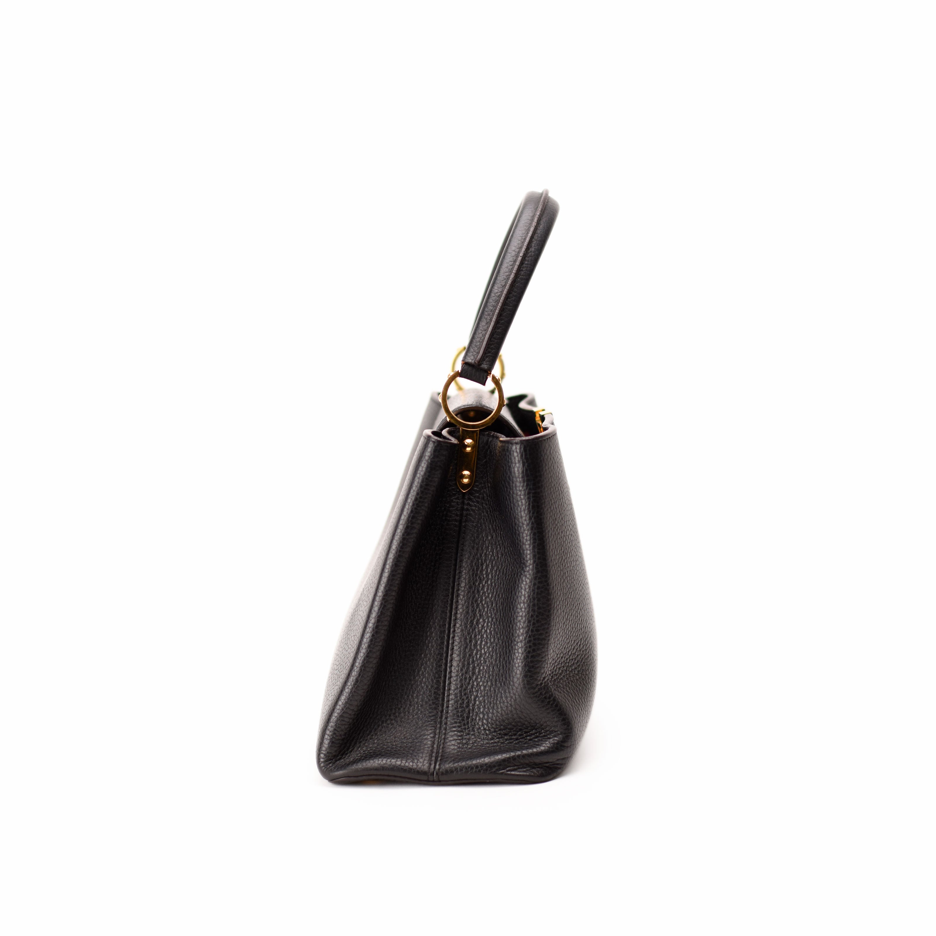 Louis Vuitton Capucines MM Black GHW