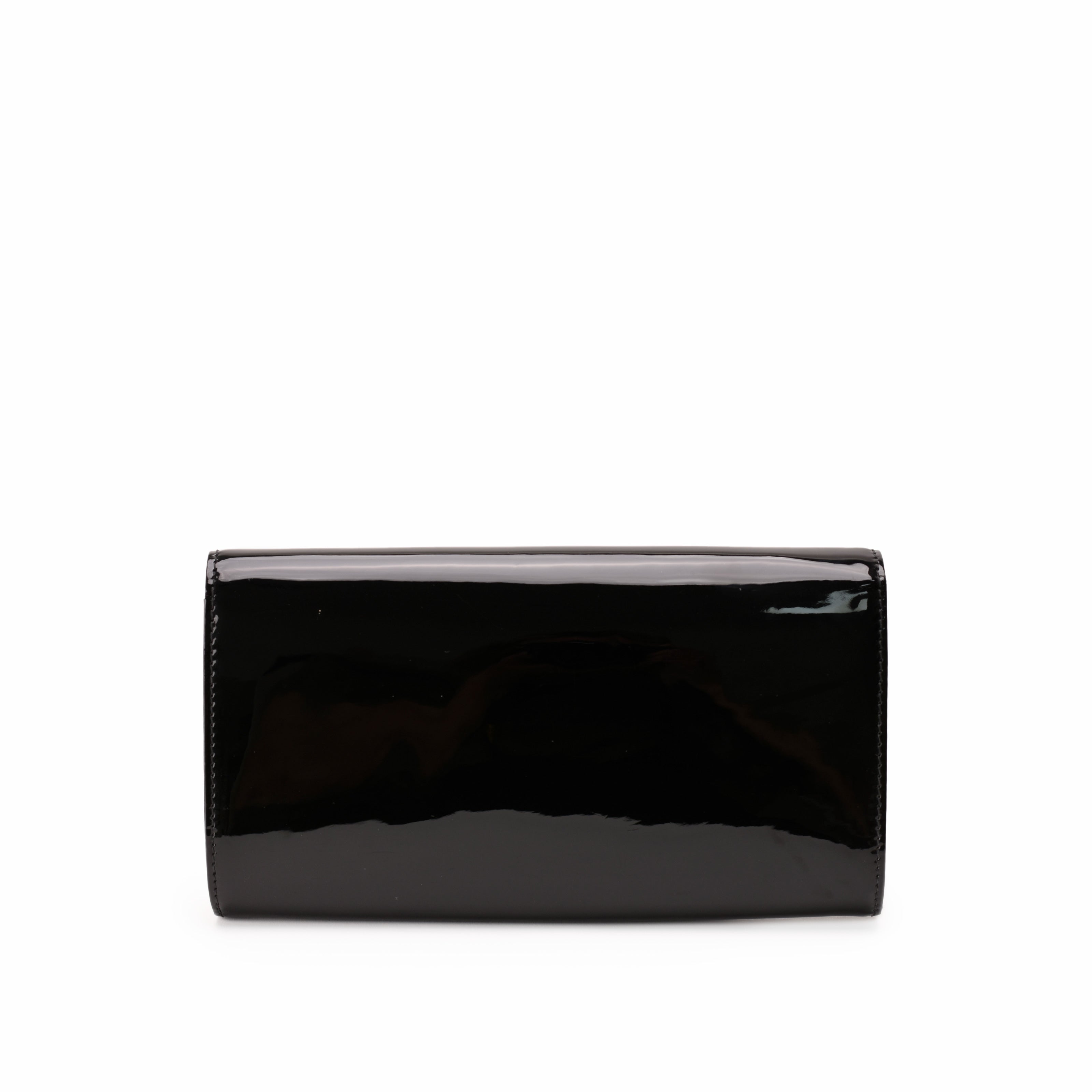 Louis Vuitton Louise Clutch Black Patent Leather