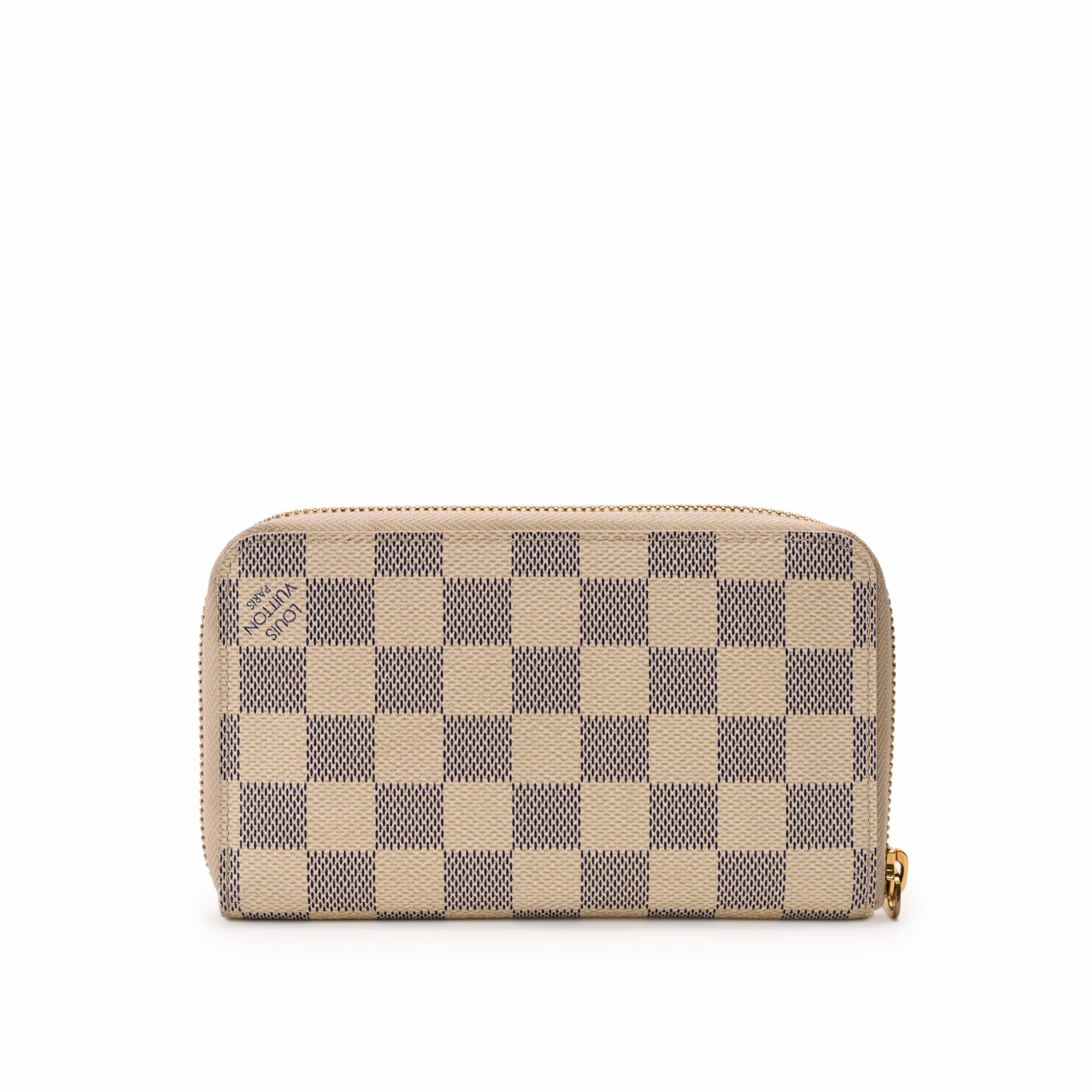 Louis Vuitton Damier Azur Zippy Compact Long  Wallet