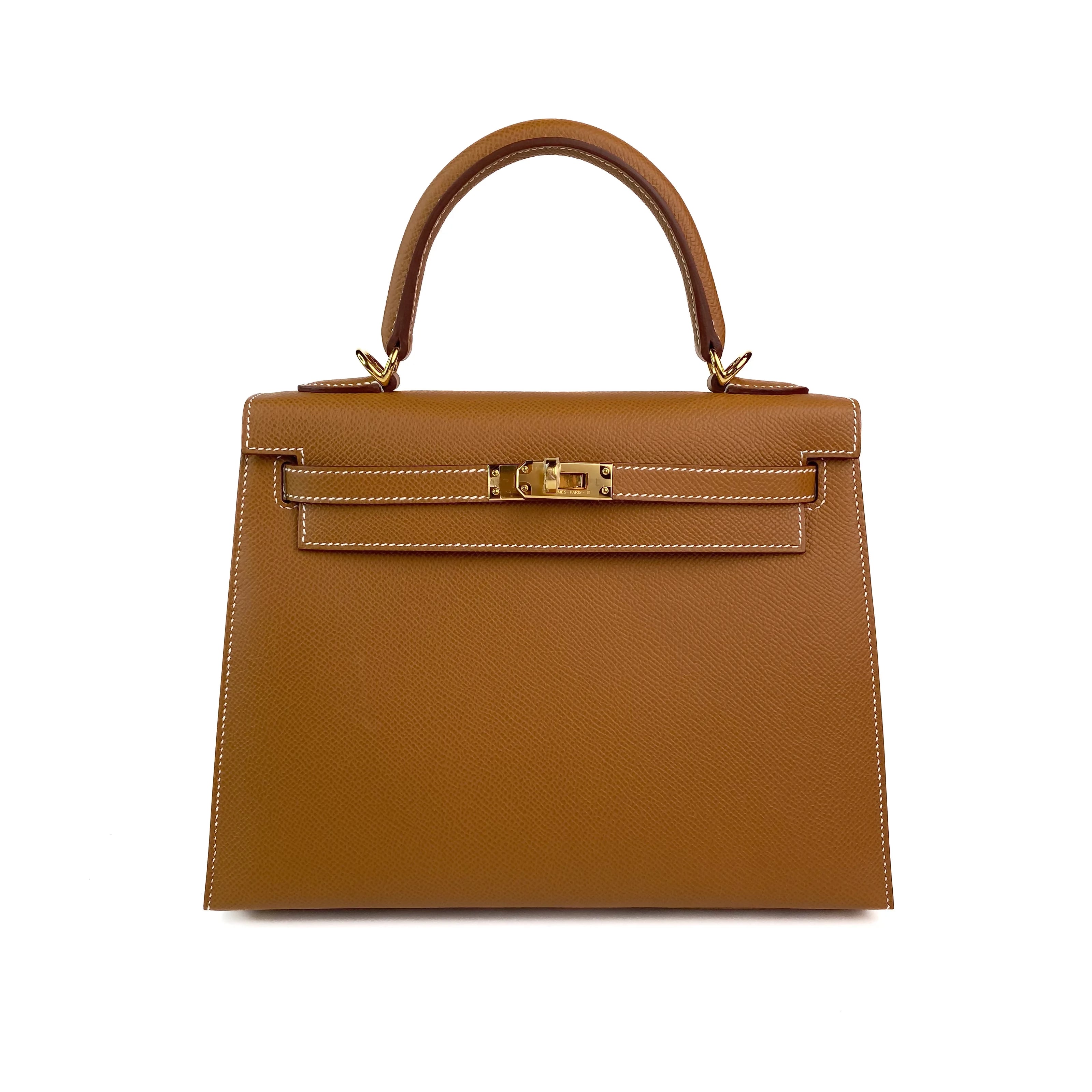 Hermes Kelly 25 in Gold Epsom Leather GHW 1