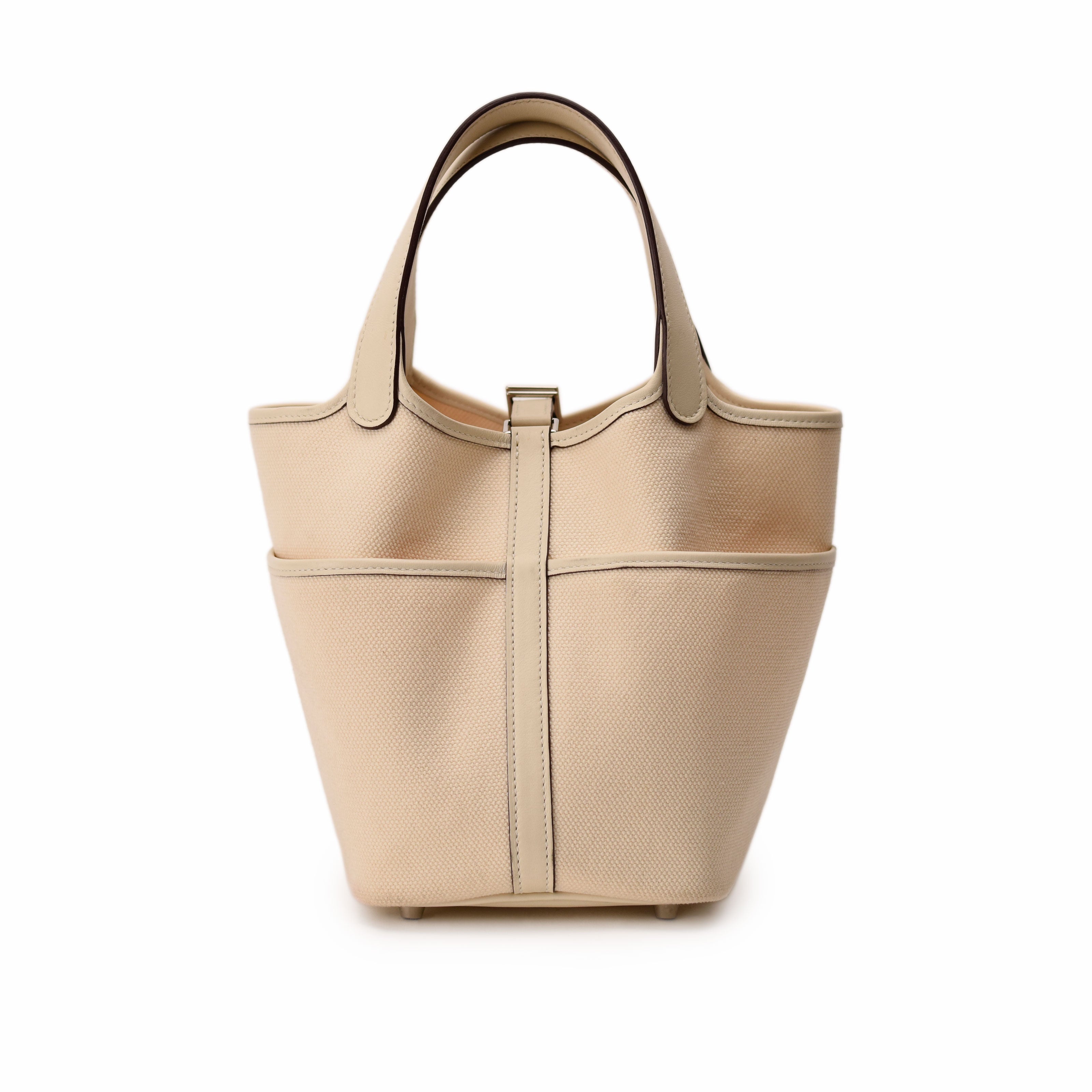 Hermès Nata Swift and Toile Goeland Cargo Picotin Lock 18 PHW