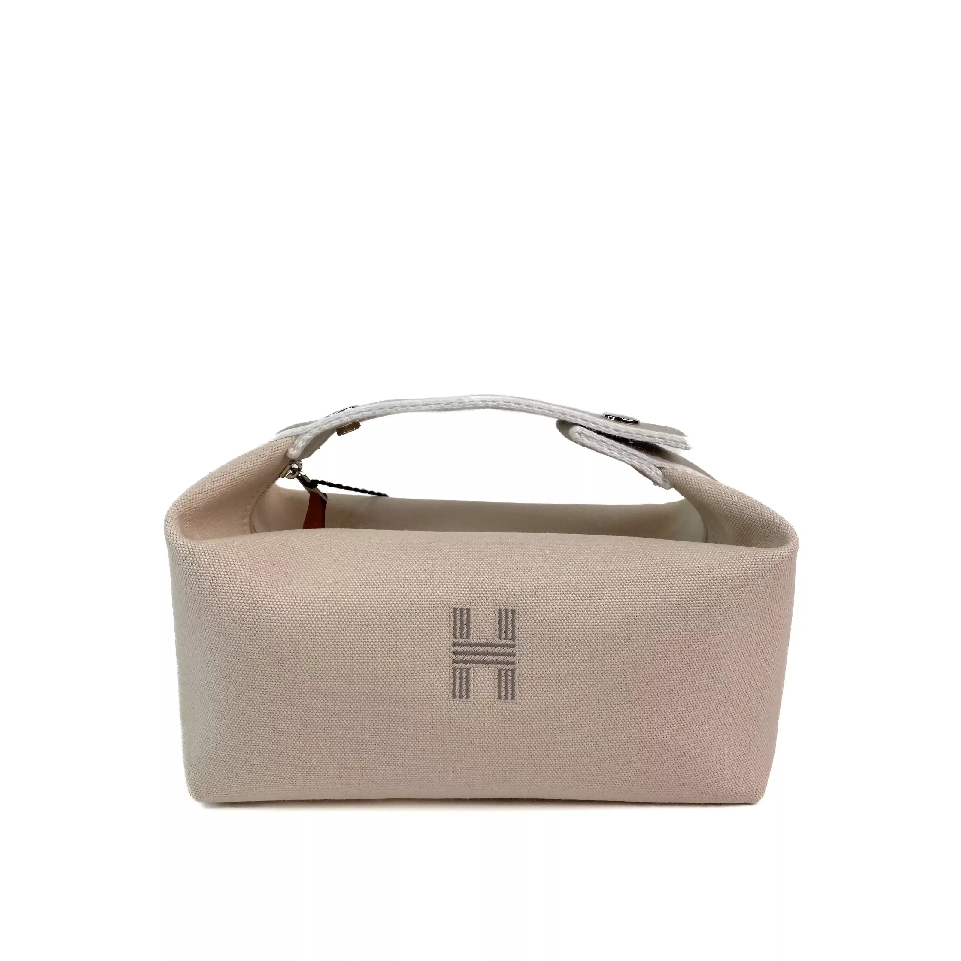 Hermes Bride-a-Brac Handbag PM Size in Beige Canvas 1
