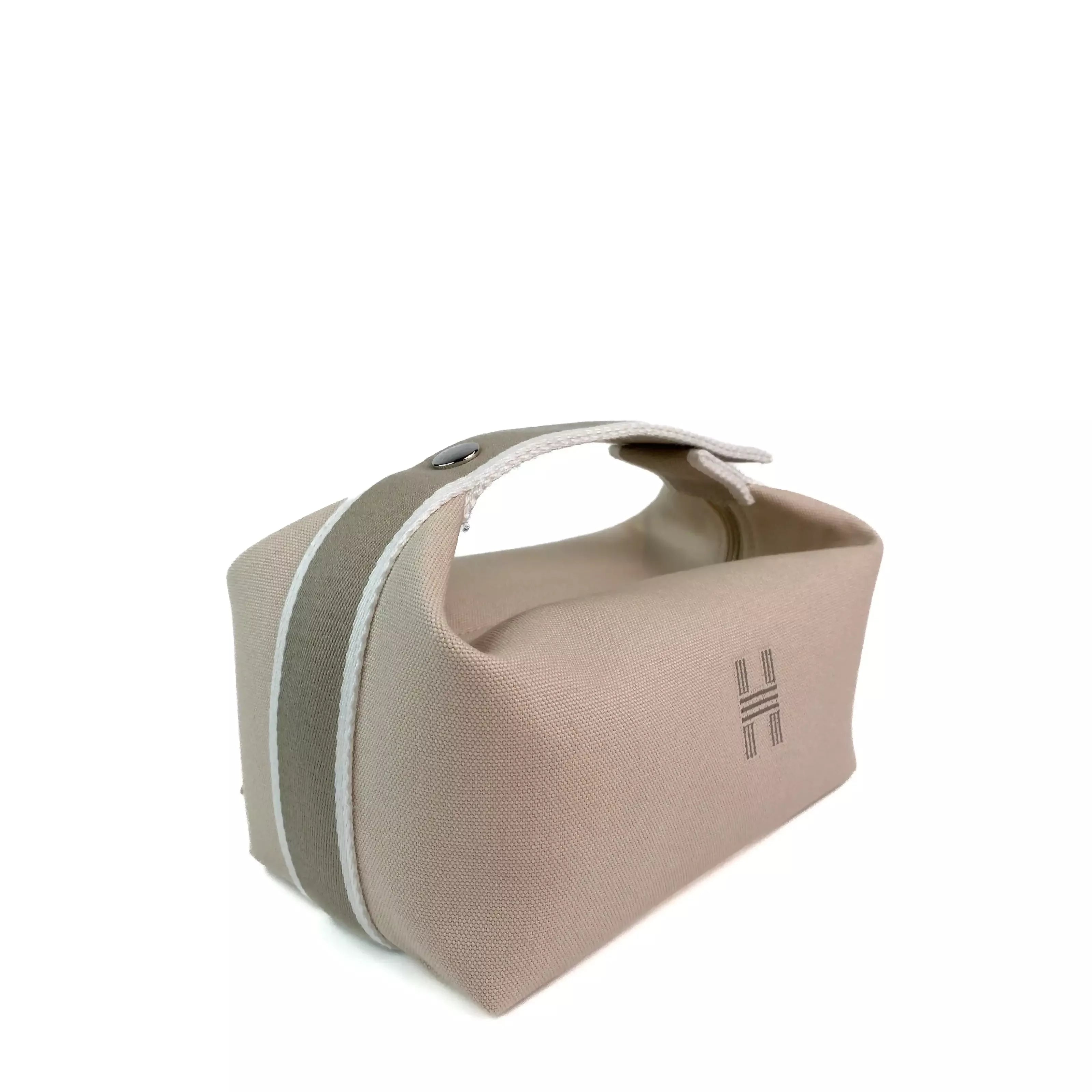 Hermes Bride-a-Brac Handbag PM Size in Beige Canvas 2